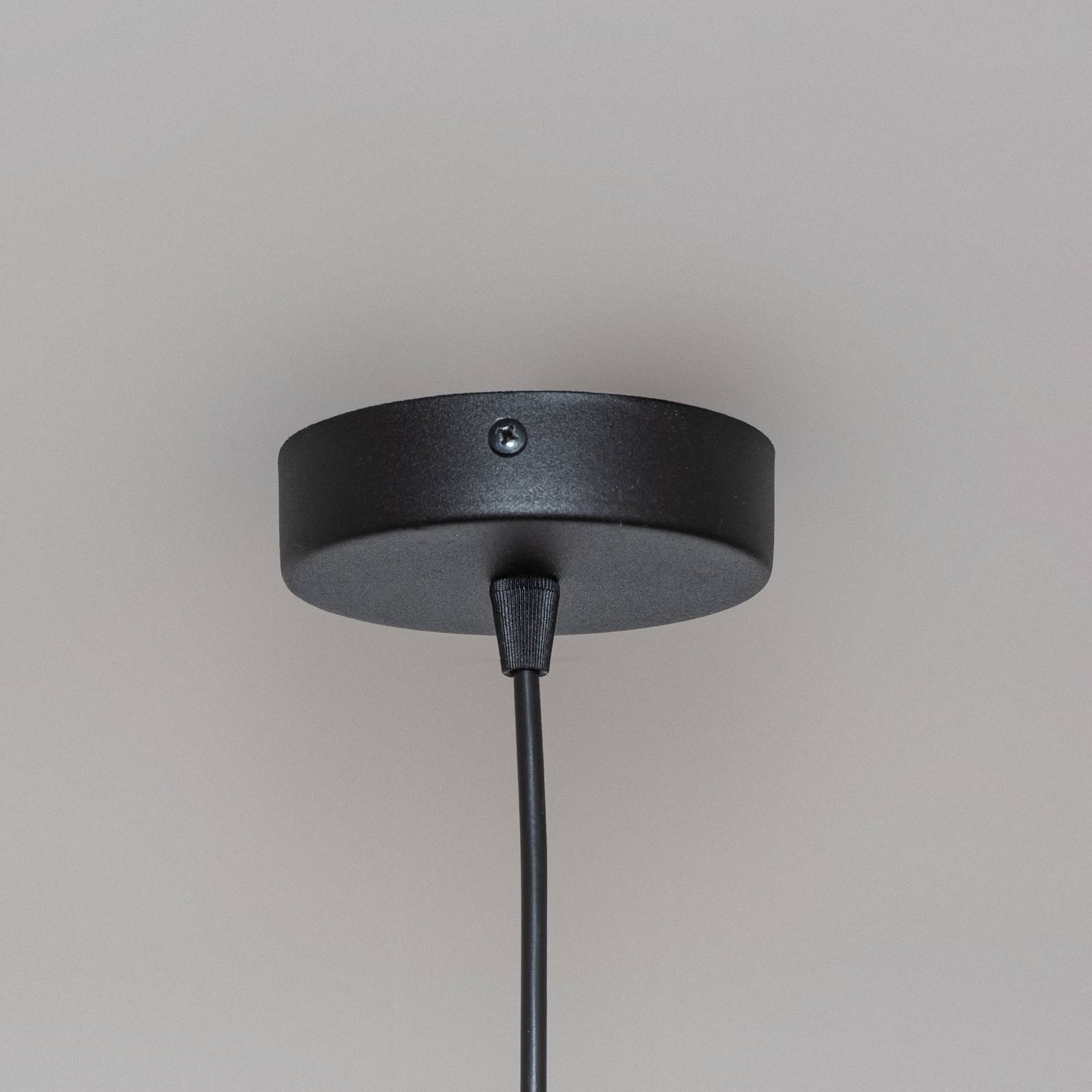 Lampa wisząca GAMBIT, czarna, Ø 10 cm, metal, GU10