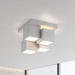 JUST LIGHT. Taklampe Tetris, jern, 3000 K, hvit