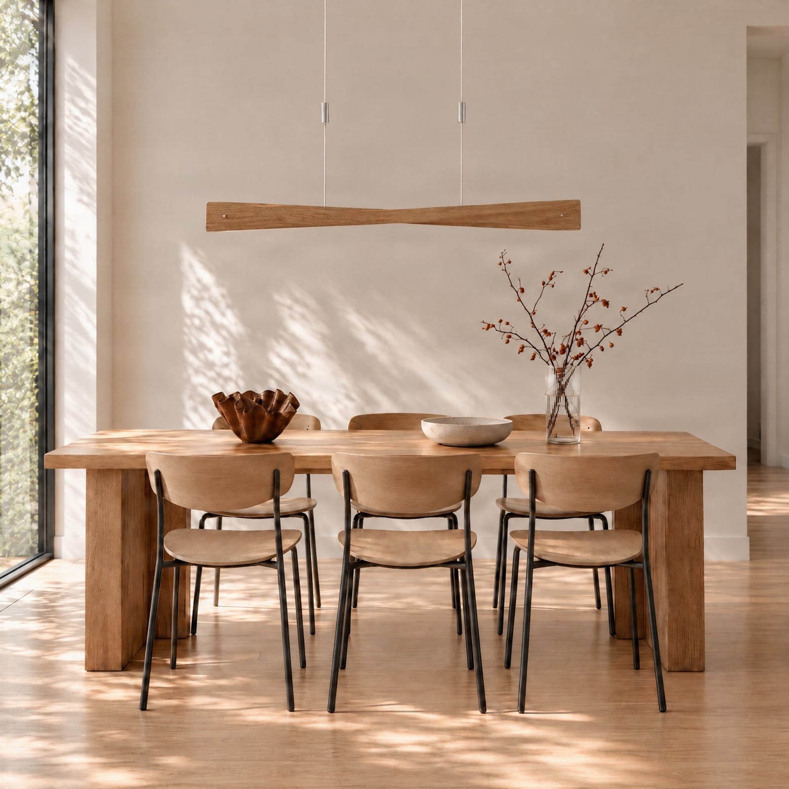 Lian Závěsná Lampa Oak - Lucande
