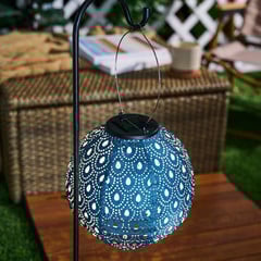 Pauleen Sunshine Charm-LED-aurinkovalaisin sininen