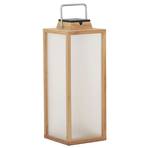 Tradition teak LED solar lantern