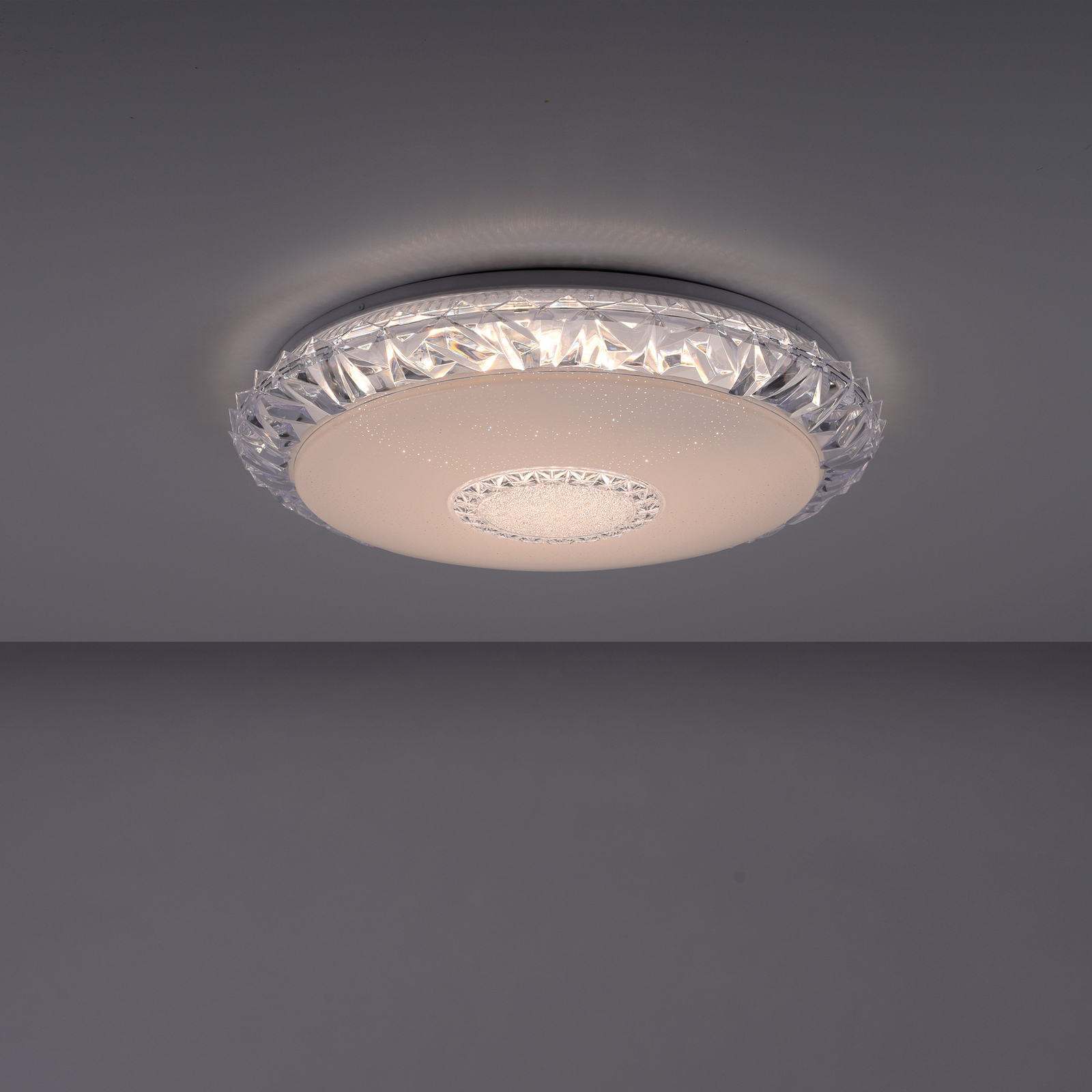 LED stropno svjetlo Lucca, RGB/CCT, Ø 51cm