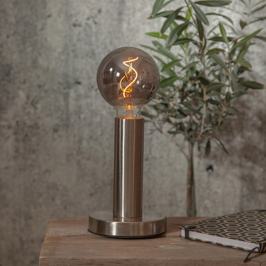 Globe LED G95 filament optic E27 3W 1800K smoked glass