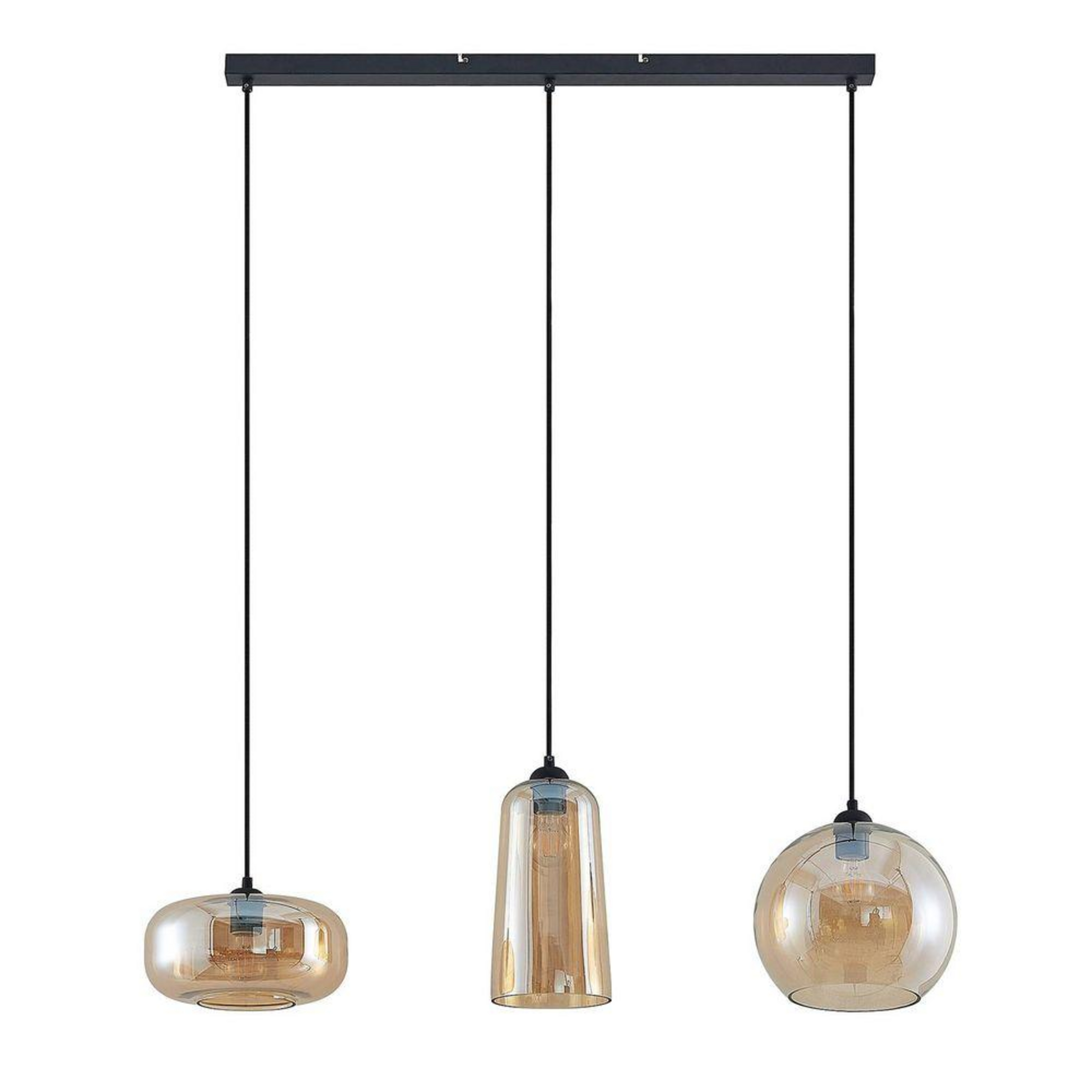 Wilja 3 Lampa Wisząca Amber - Lucande