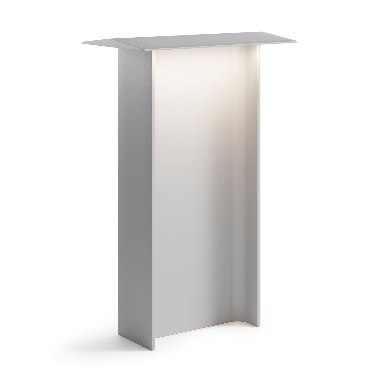 Luceplan Fienile-LED-pylväsvalo 72cm vaaleanharmaa - design pollarivalaisin - pylväsvalaisin, pollarivalaisin