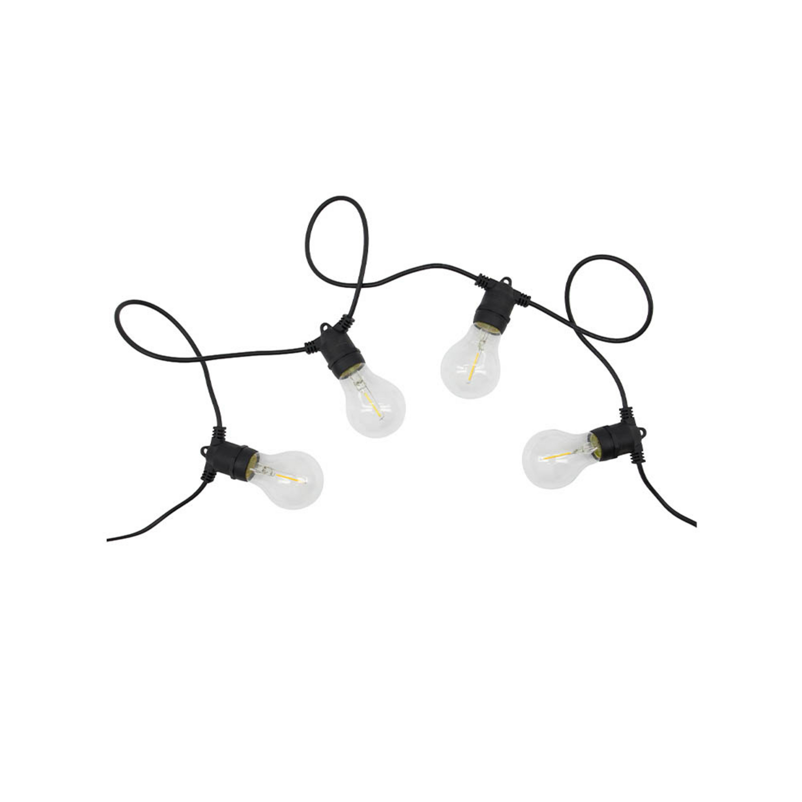 Light String Lights Ghirlanda Luminosa Nero - House Doctor