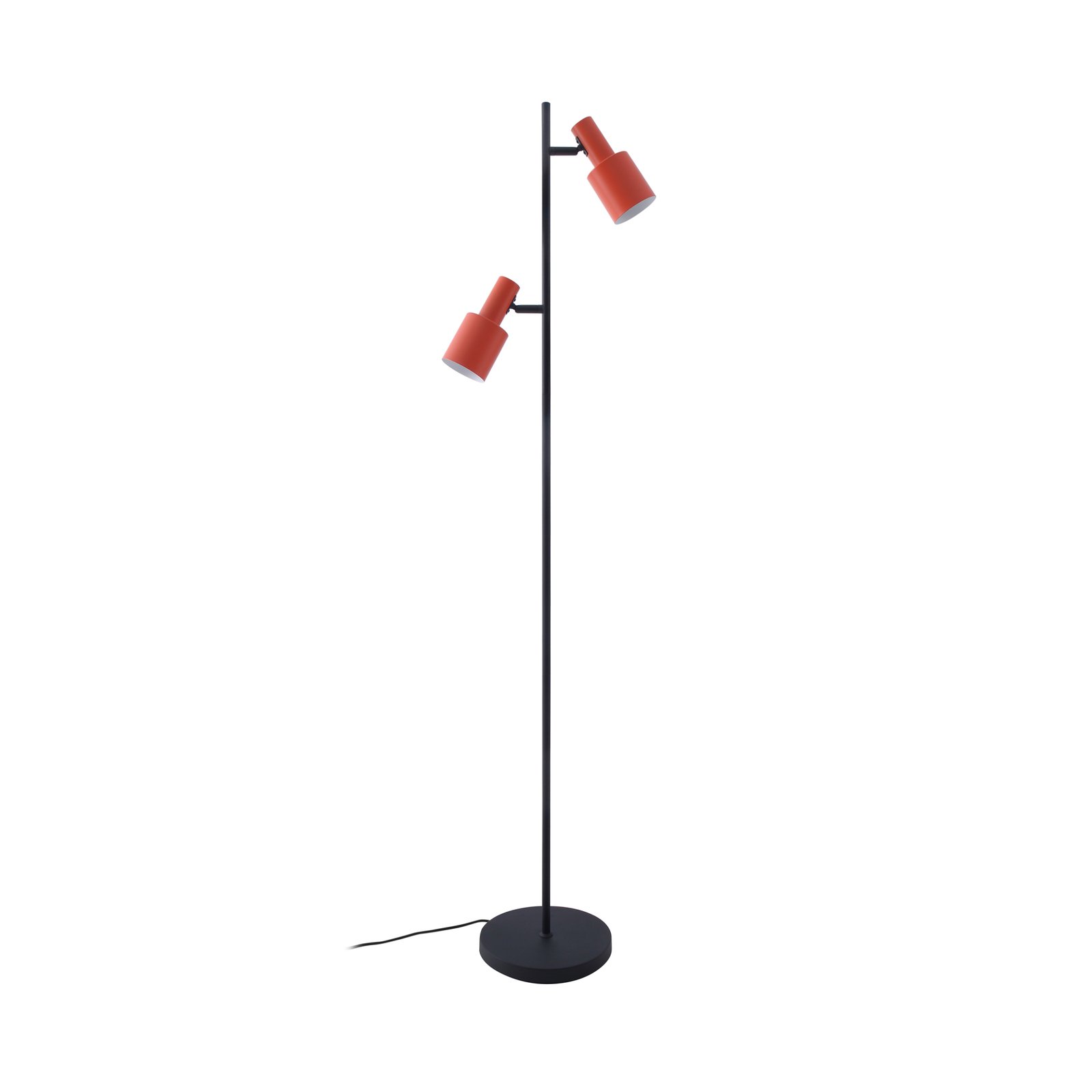 Ovelia Podna lampa Narančasta/Crna - Lindby