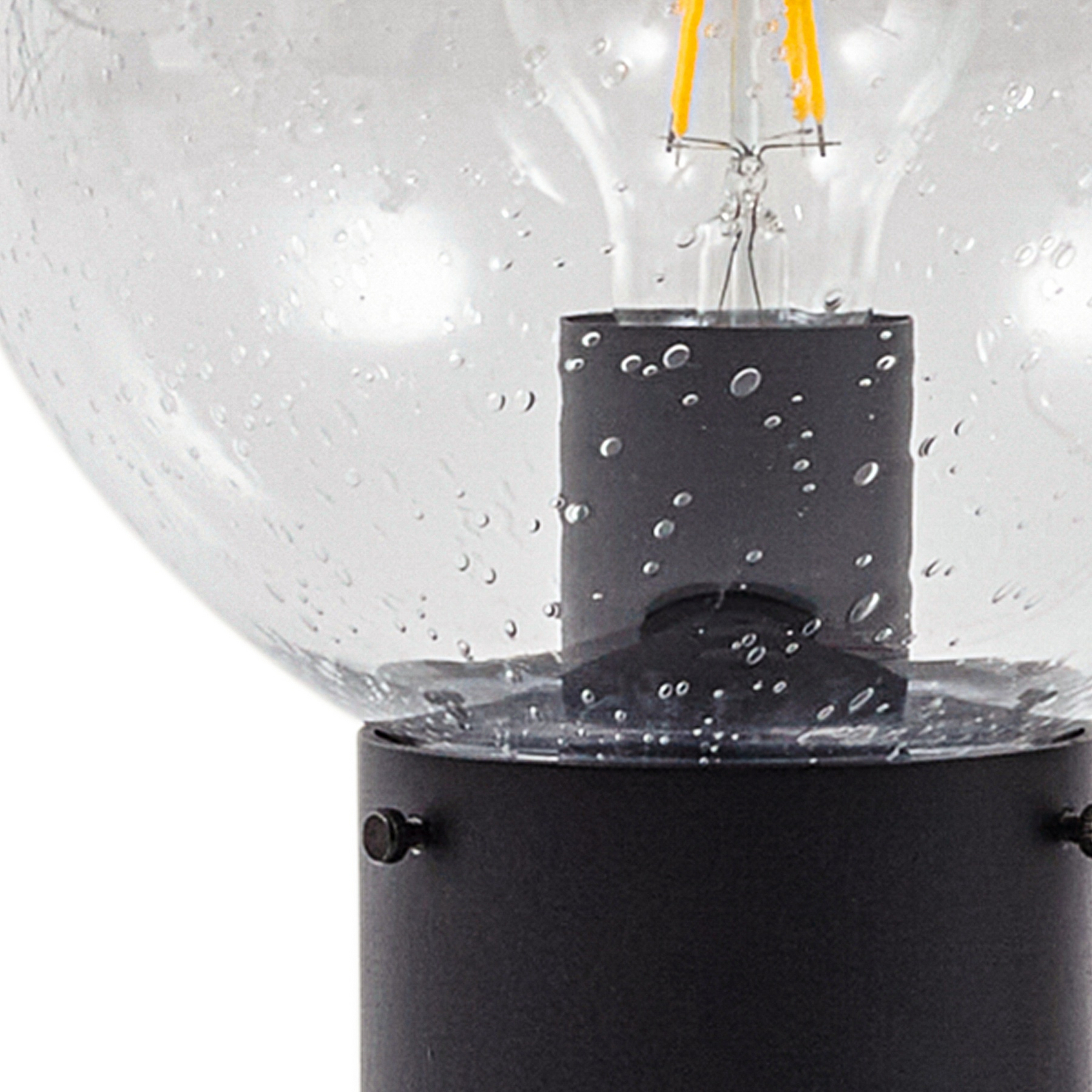 Dangan vejlampe, højde 60 cm, glas, metal, sensor, klar - Lindby