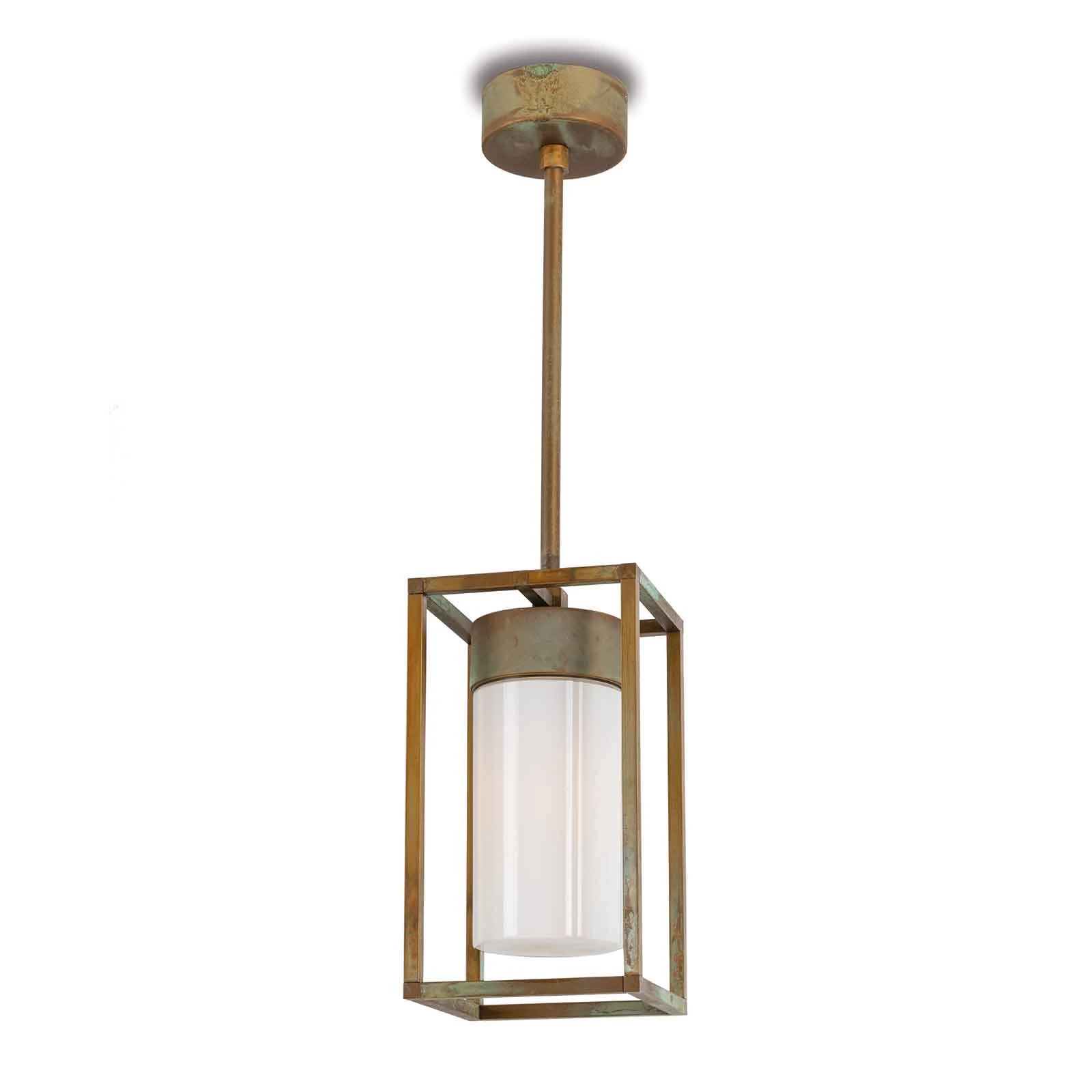 Suspension Cubic³ 3368 laiton ancien/opale