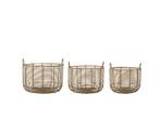 Mekkel Basket 3 pcs. Nature - Bloomingville