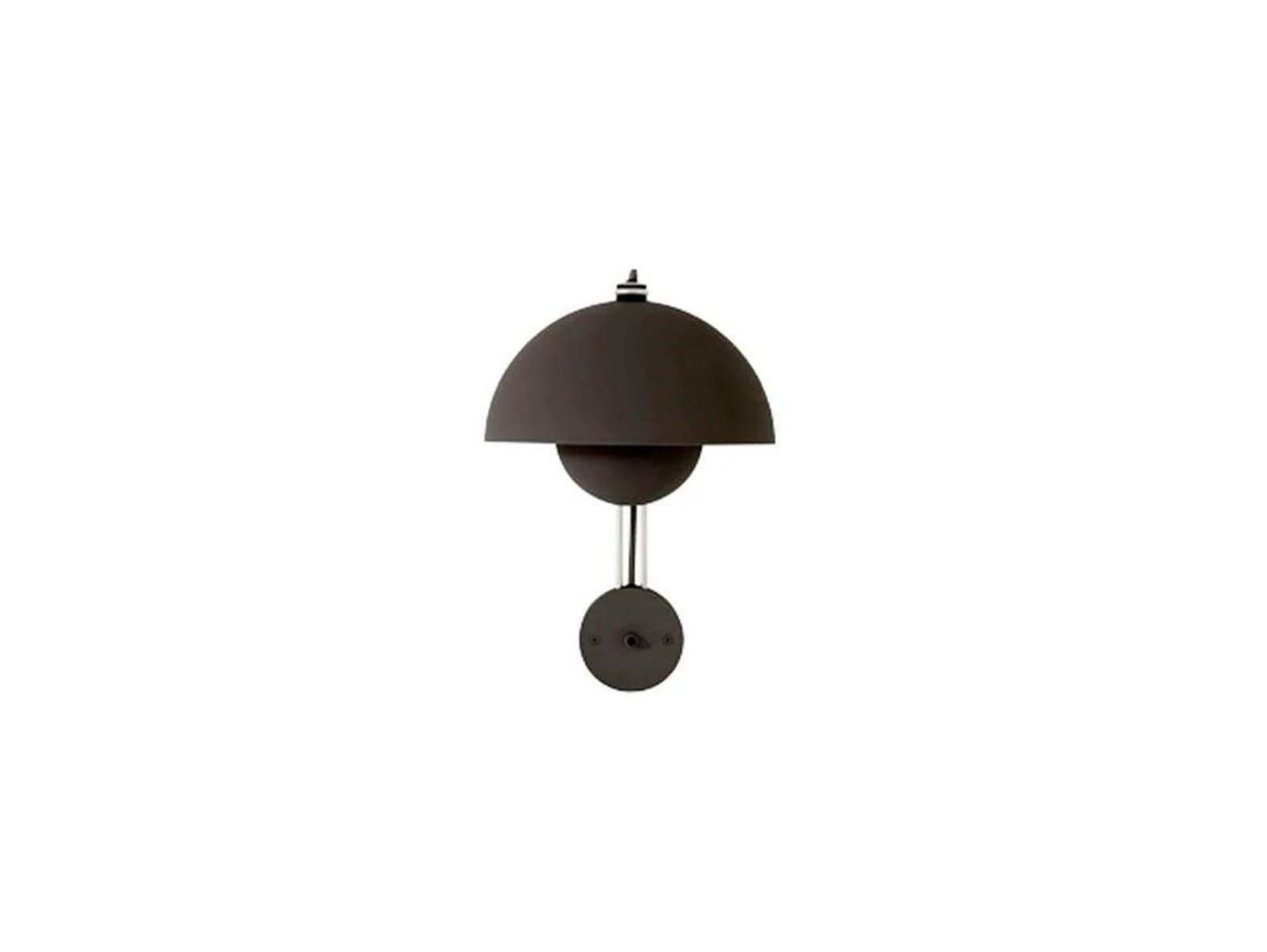 Flowerpot VP8 Aplique de Pared Matt Black - &Tradition