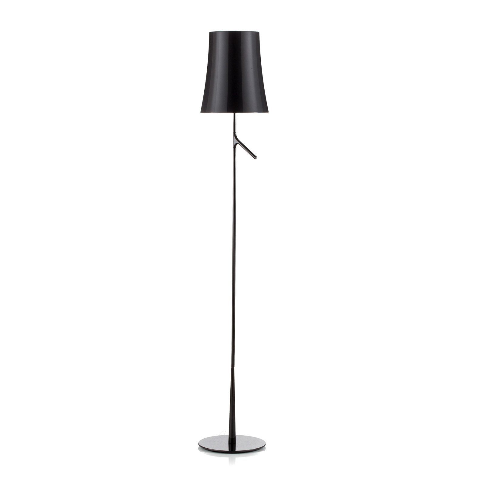 Foscarini Birdie LED Lettura floor lamp, graphite