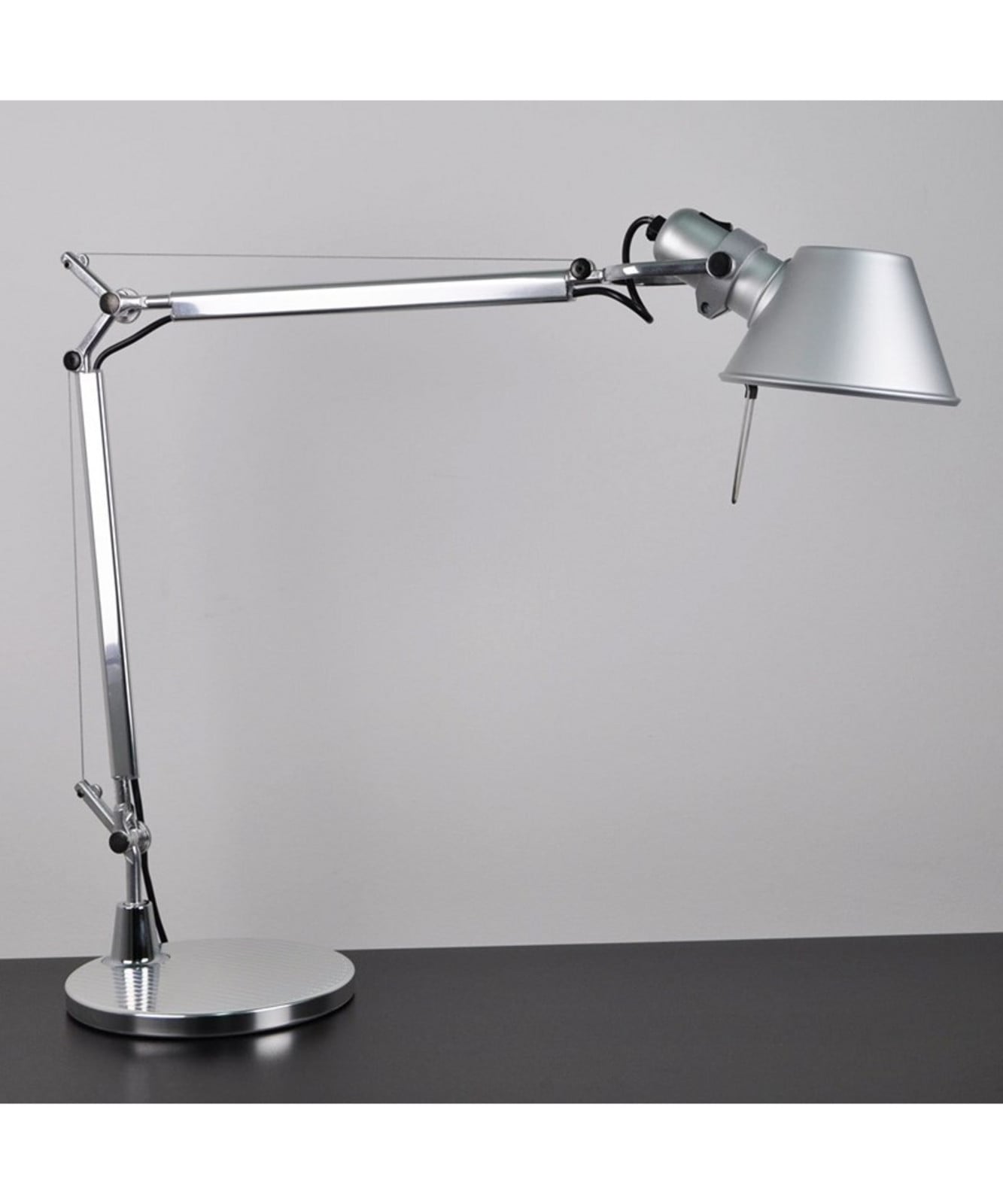 Tolomeo MINI Bordlampe Alu Artemide - Kontor / arbejdsværelse - Design - Aluminium
