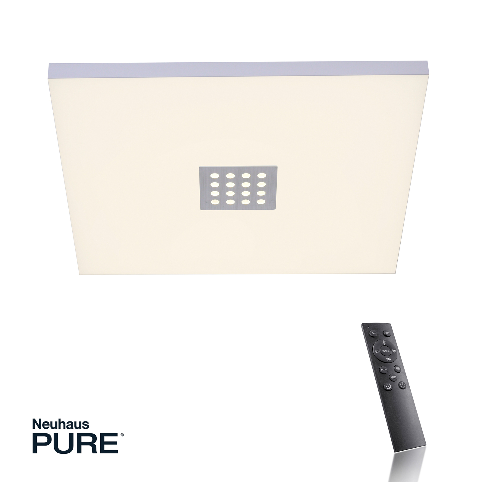 Paul Neuhaus Pure-Neo stropné LED svetlo 45x45 cm