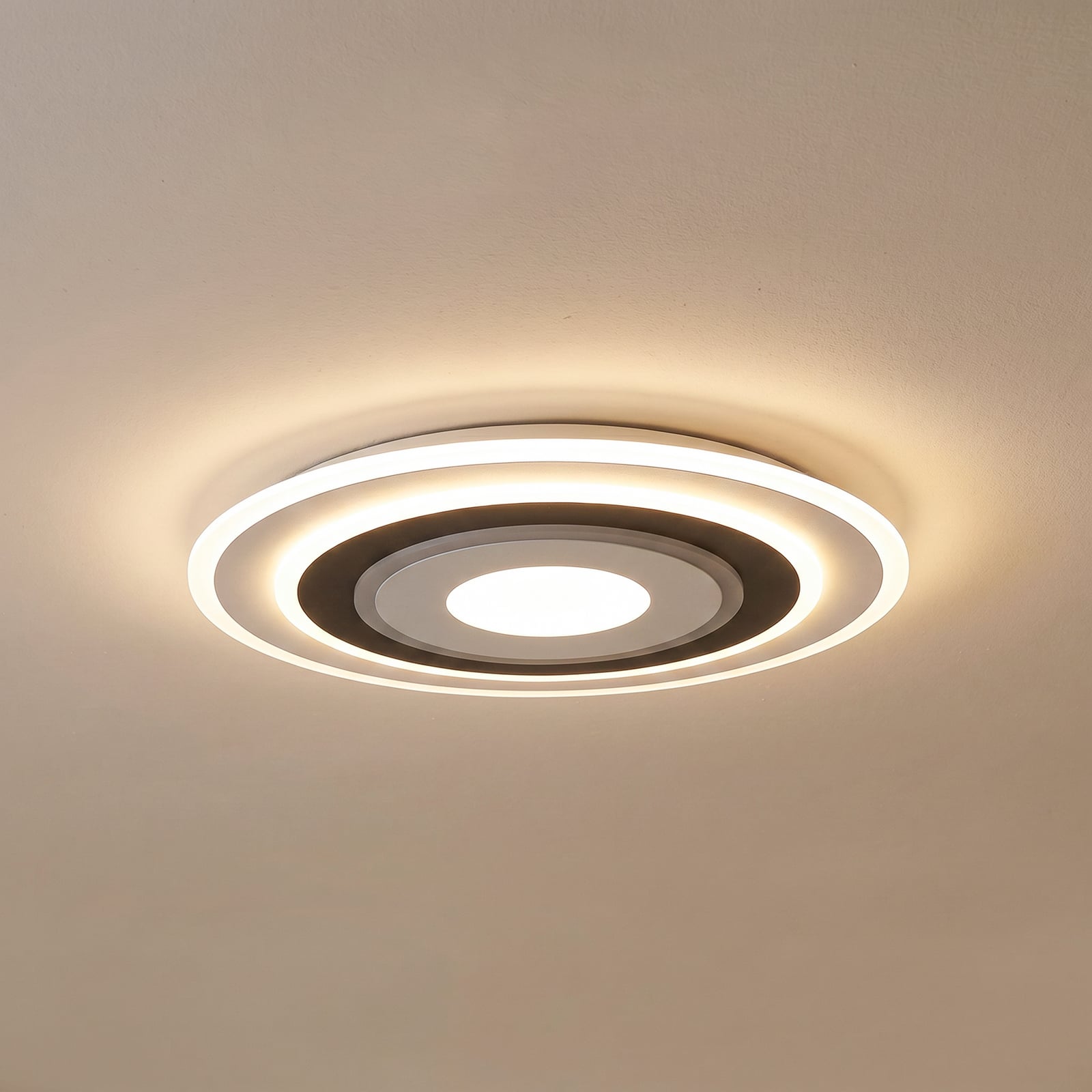 Plafonnier LED Rebeka, rond, CCT, à intensité variable - Lindby Plafonnier LED Rebeka, rond, CCT, à intensité variable - Lindby