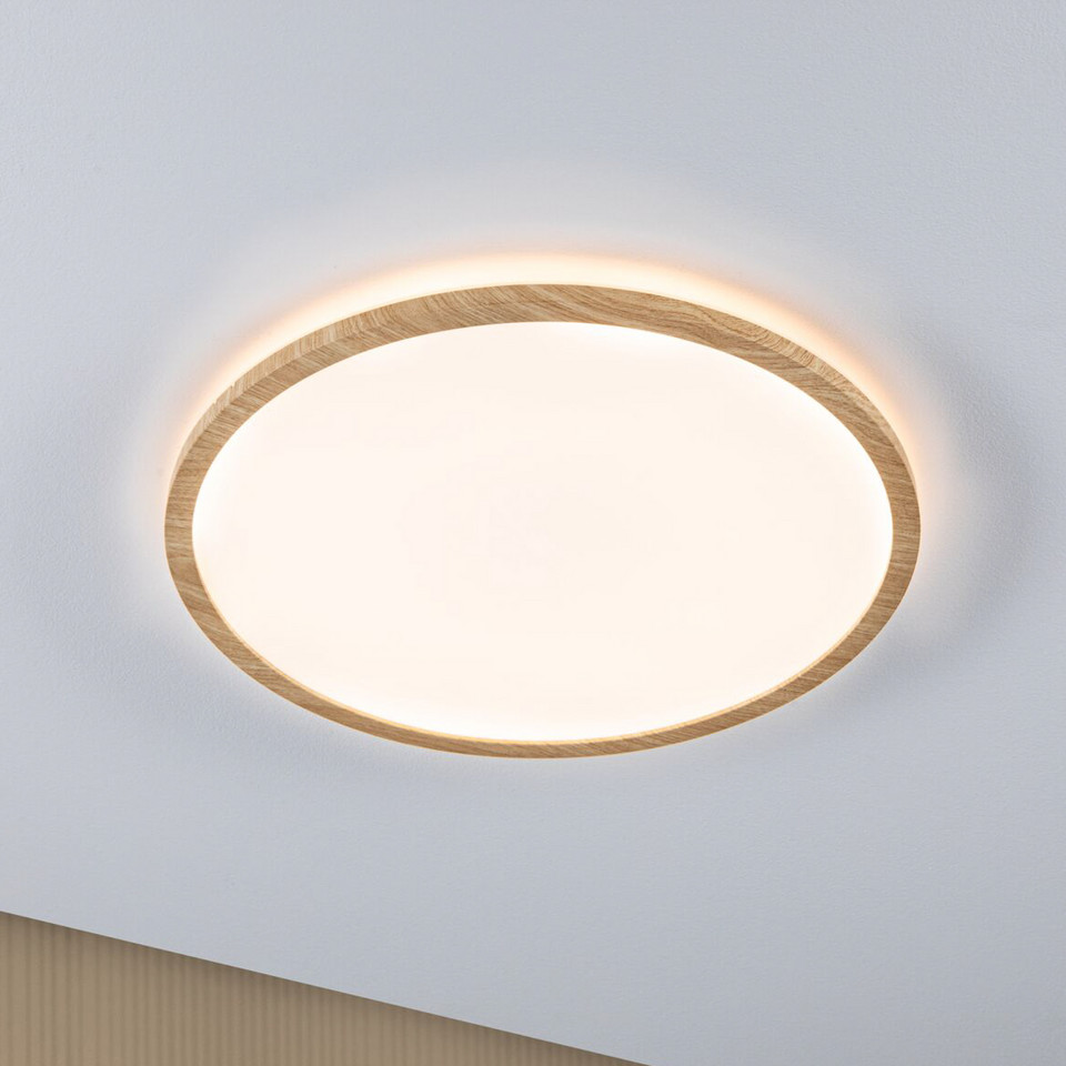 Paulmann Atria Shine LED-taklampa Ø42 IP44 3000K Wood, trä från Paulmann