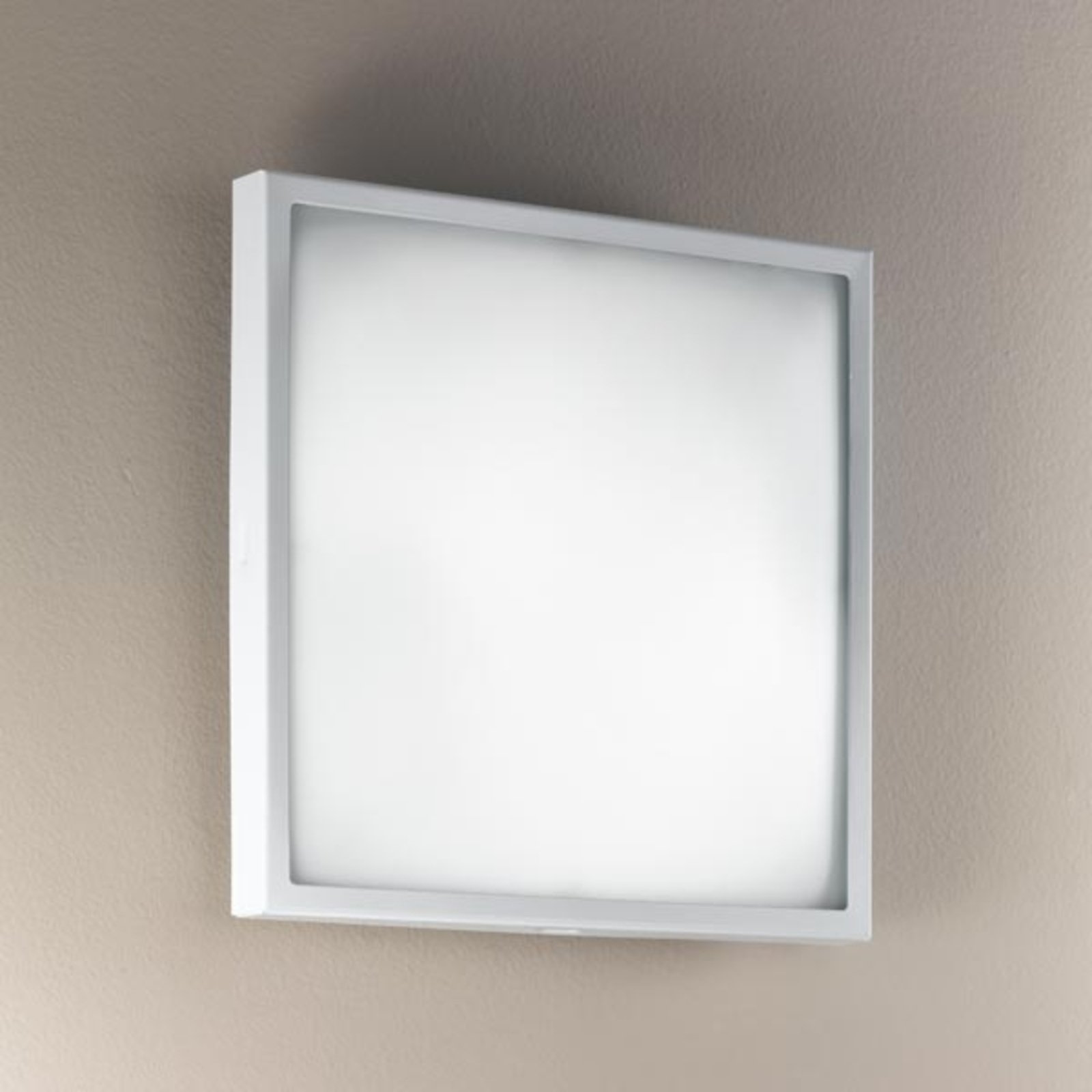 Glassvegg- og taklampe OSAKA 30 hvit