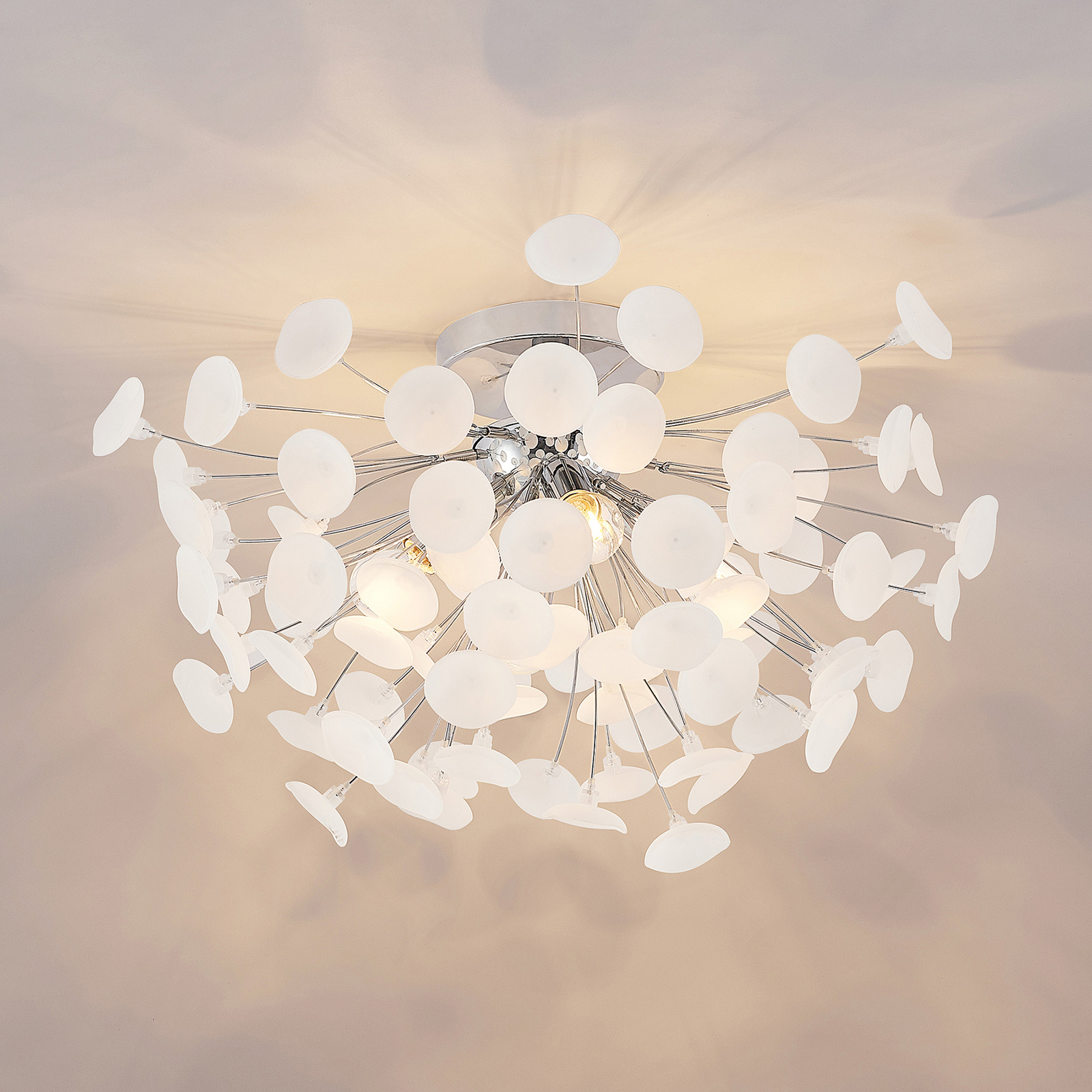 Yurina Stropní Lampa Chrome - Lindby