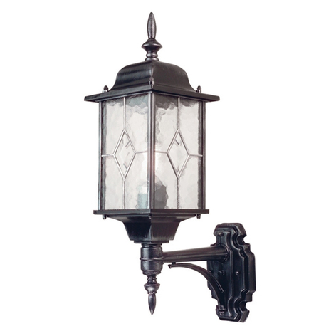 Utomhusvägglampa Wexford WX1 utan rörelsedetektor