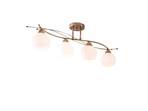 Leanda 4 Stropna lampa Opal/Antique Mesing - Lindby