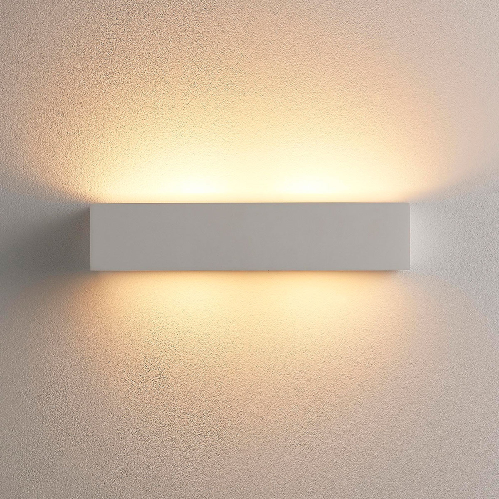 Sadrové nástenné svietidlo Tjada LED žiarovka G9