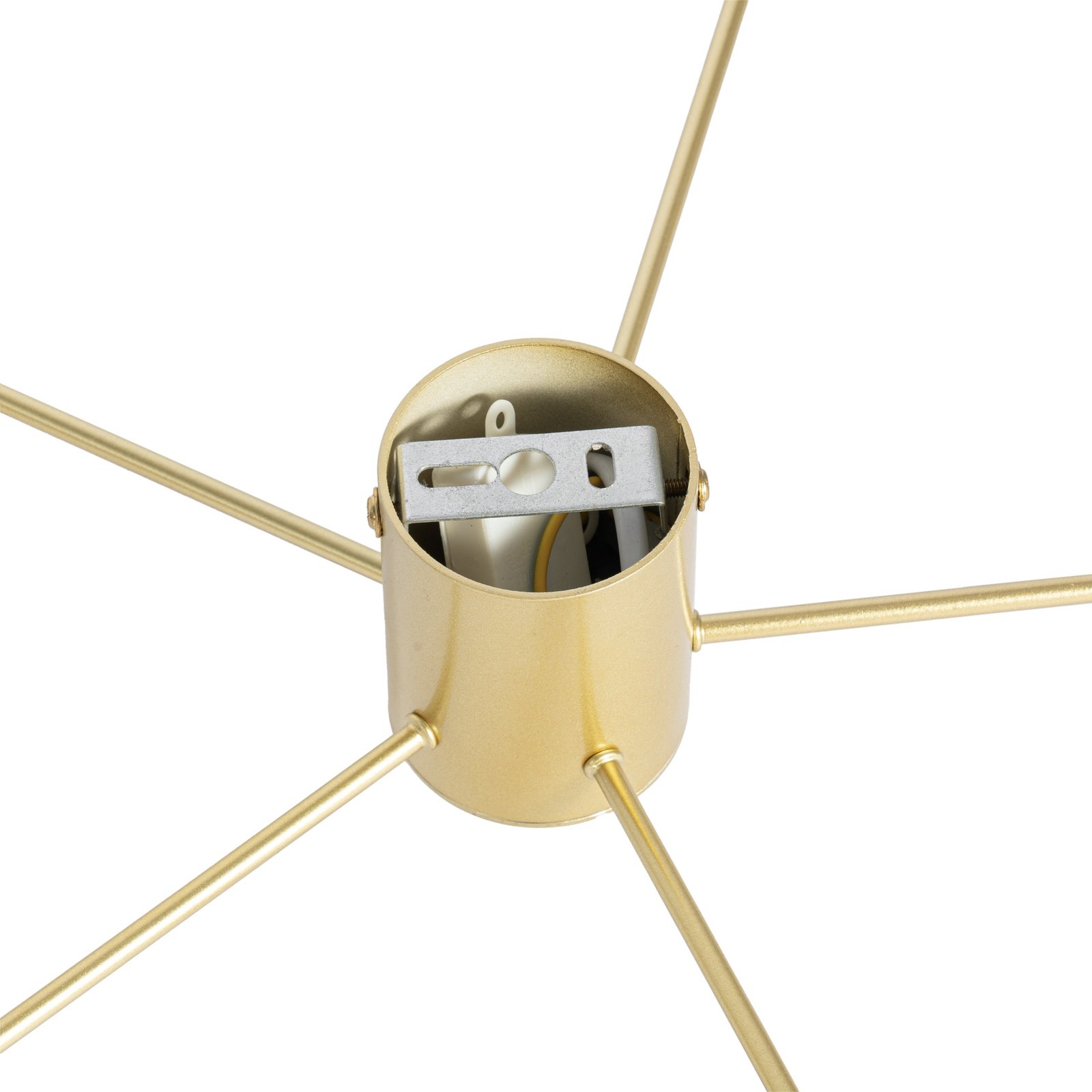 Lindby Valisa ceiling light, gold, 5-bulb