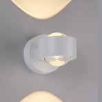 Schöner Wohnen LED wall light Chia, white, 3,000 K, up/down