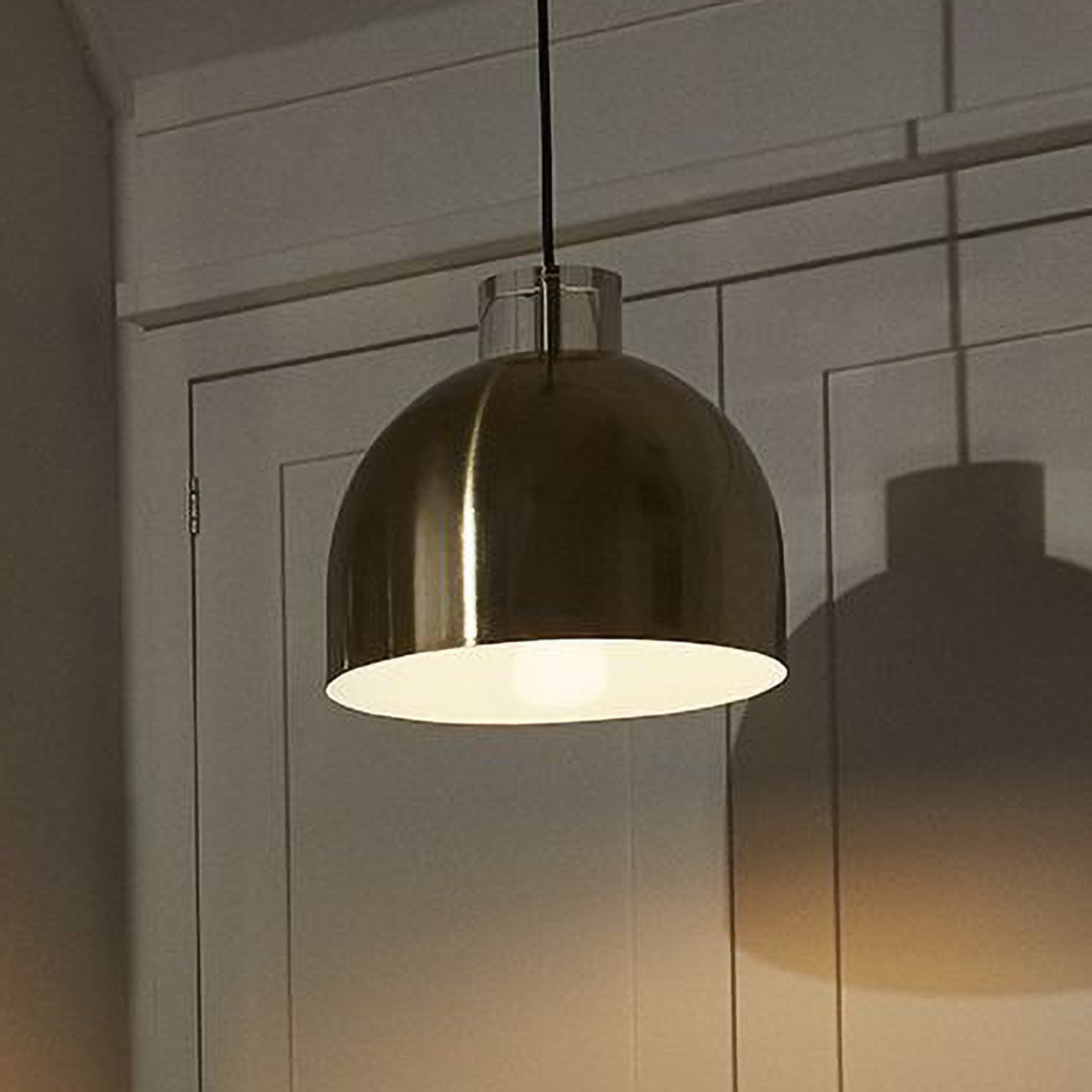 AYTM Luceo hanglamp, rond, goud, Ø 28 cm