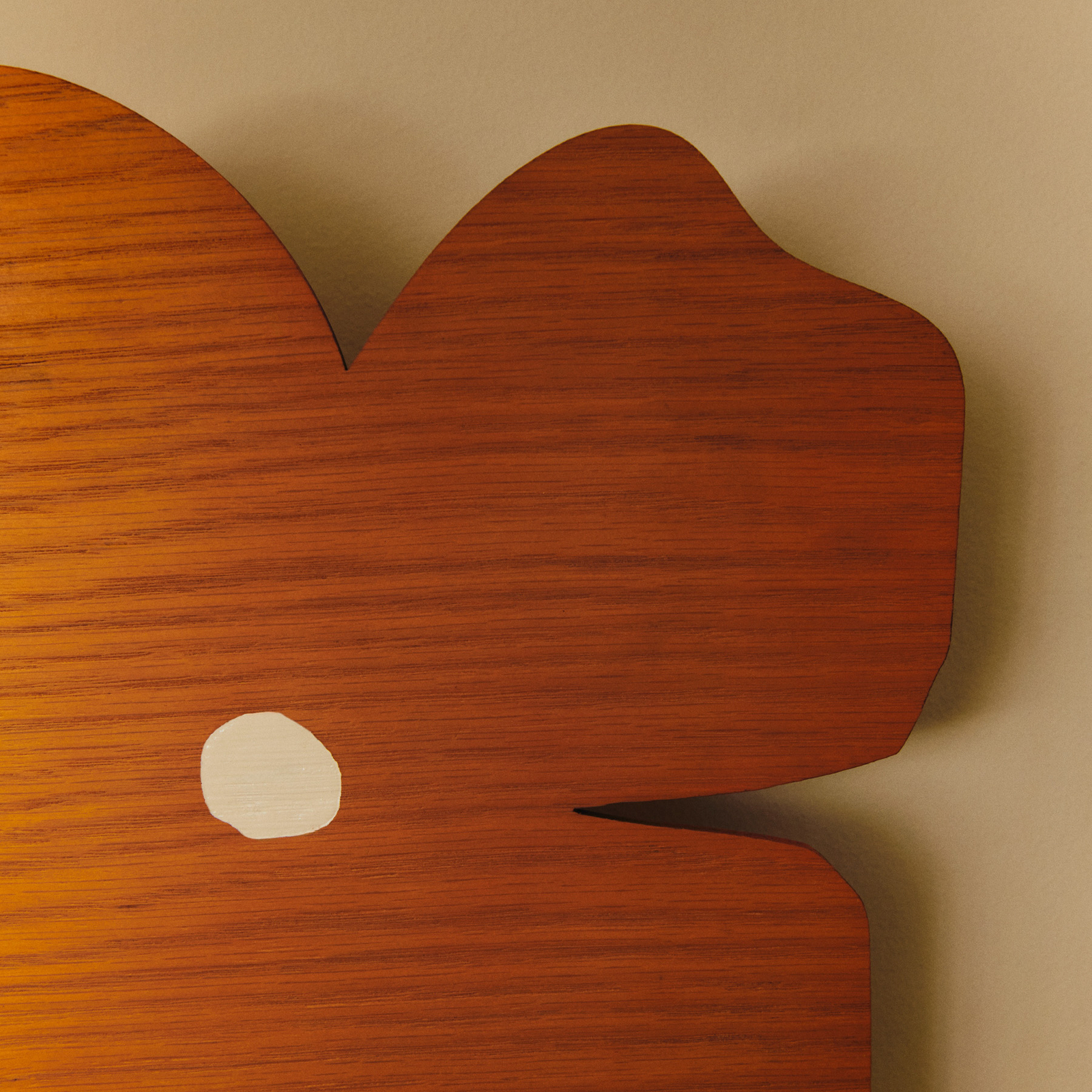 Poesie LED-Wandleuchte, braun, Ø 37 cm - ferm LIVING