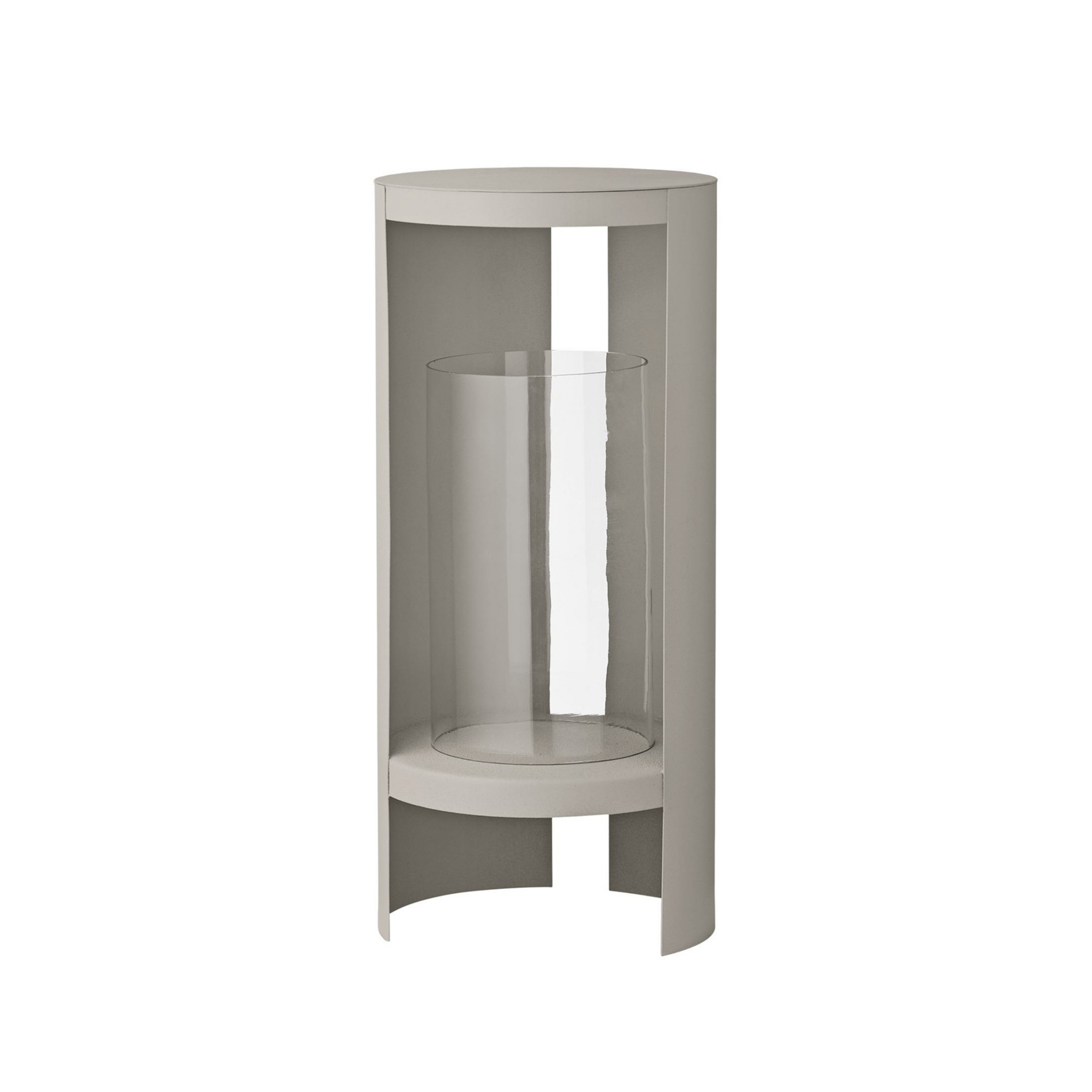 Ora Laterne Ø26,4xH58,4 Taupe - AYTM