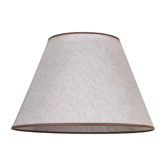 Lampenwelt Lampenschirm Pseudosofia für Stehlampe ecru/beige