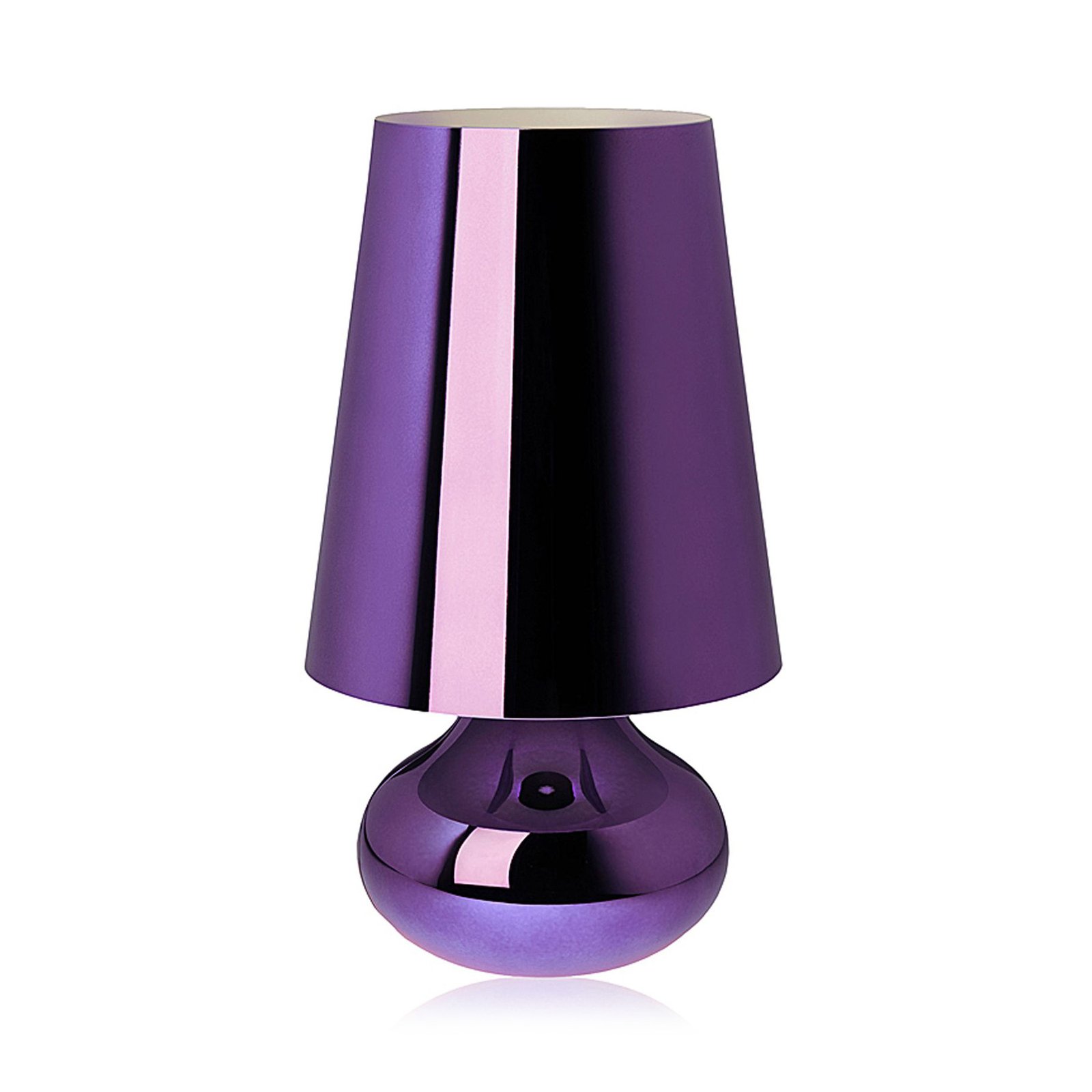 Kartell Cindy LED-bordlampe, metallisk fiolett