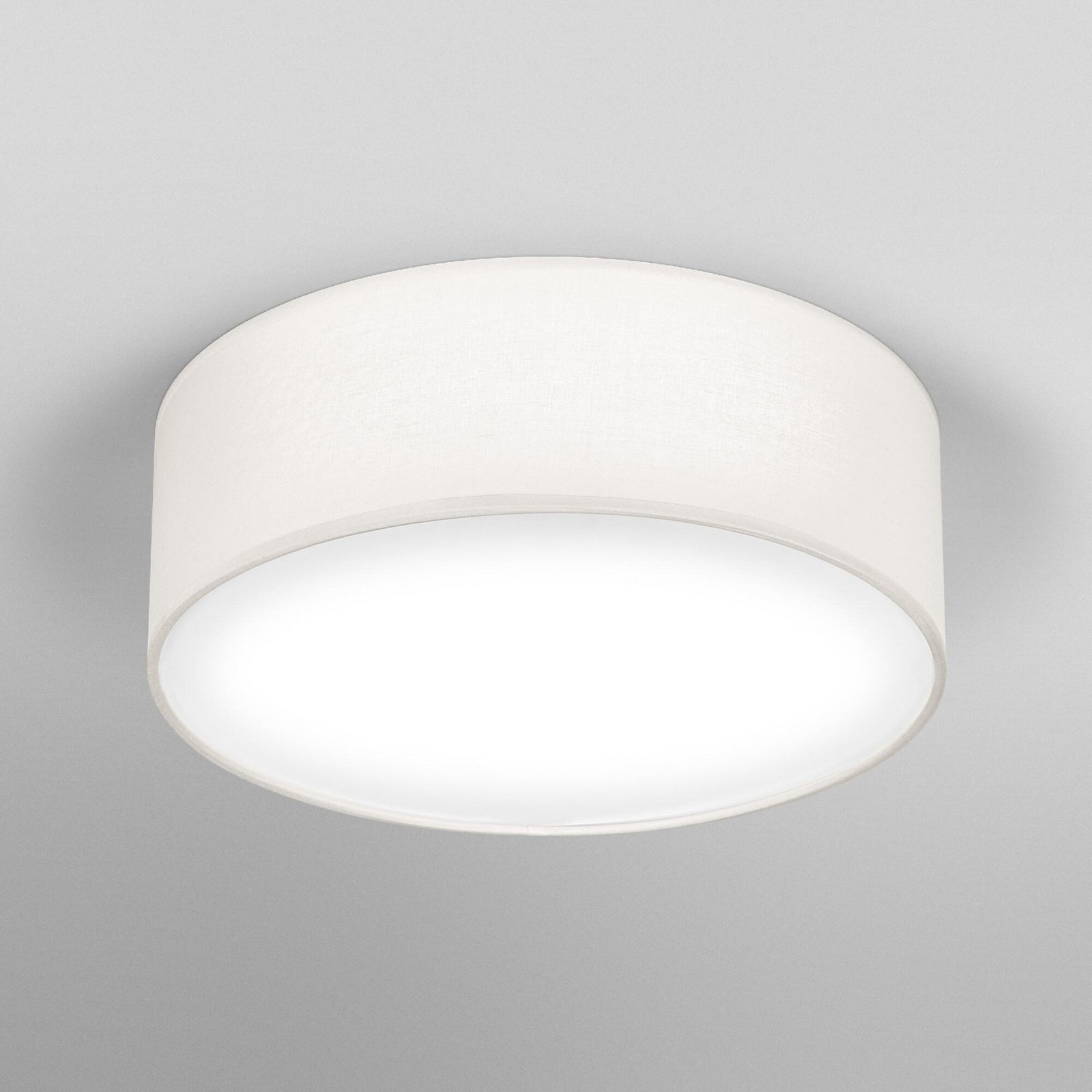 Plafonnier OSRAM ORBIS PARIS, beige, Ø 30 cm, textile, E27