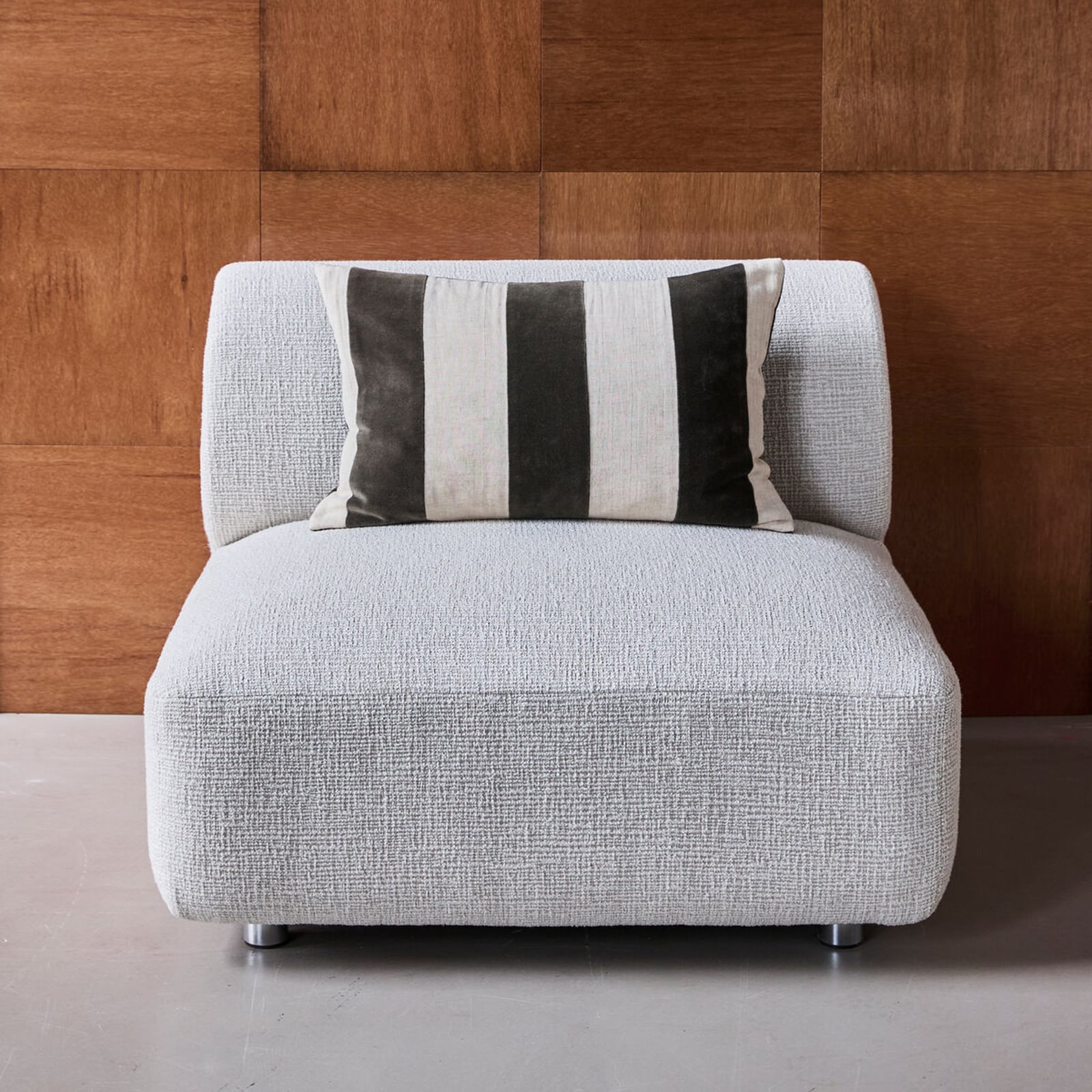 Fodera per cuscino HDSono, crema/verde, 60 x 40 cm - House Doctor