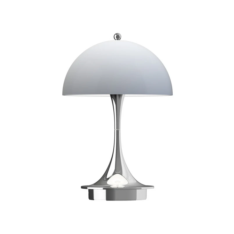 Louis Poulsen – Panthella 160 Portable Tischleuchte V3 Chrom Opal Grau