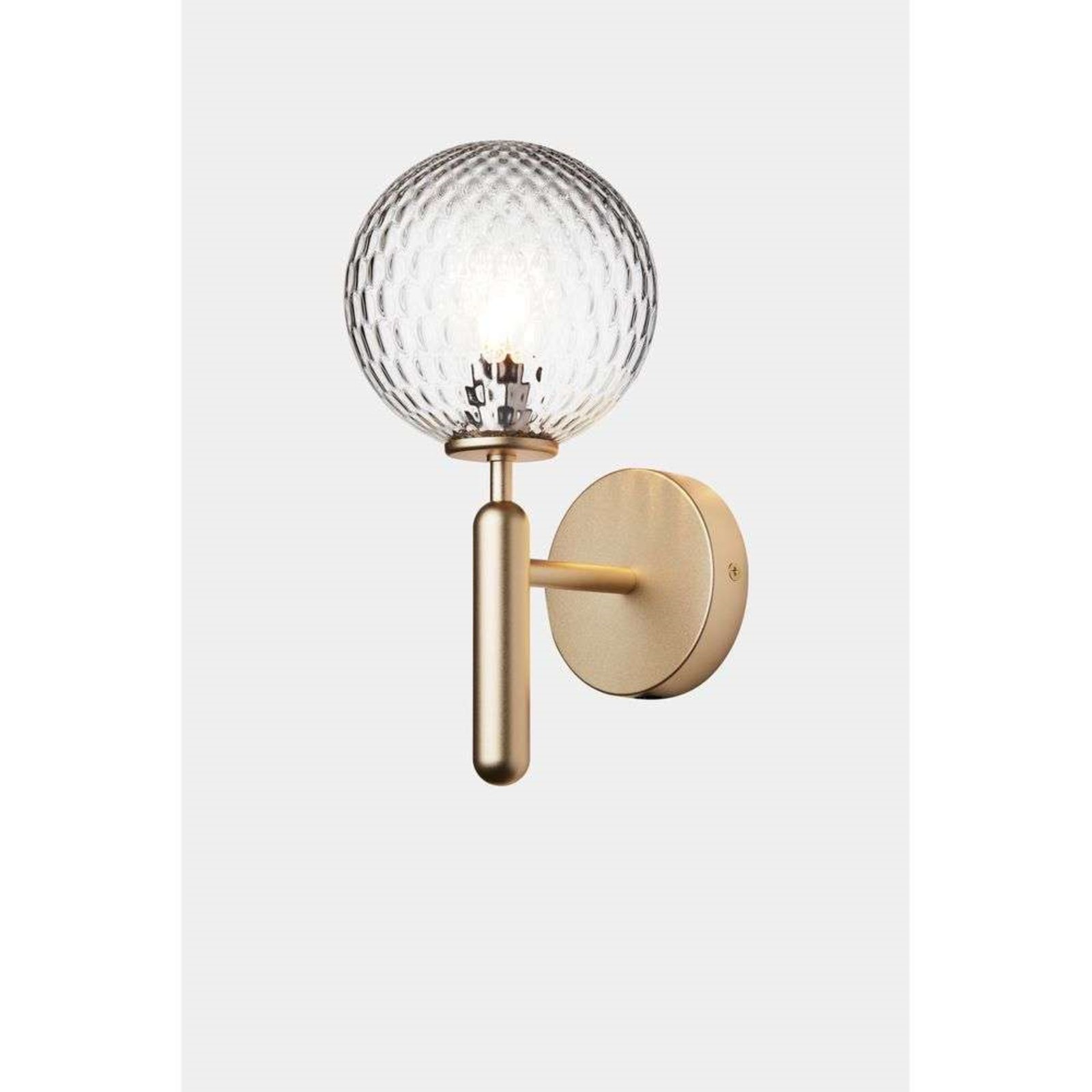 Miira Wall Lamp Brass/Optic Clear - Nuura