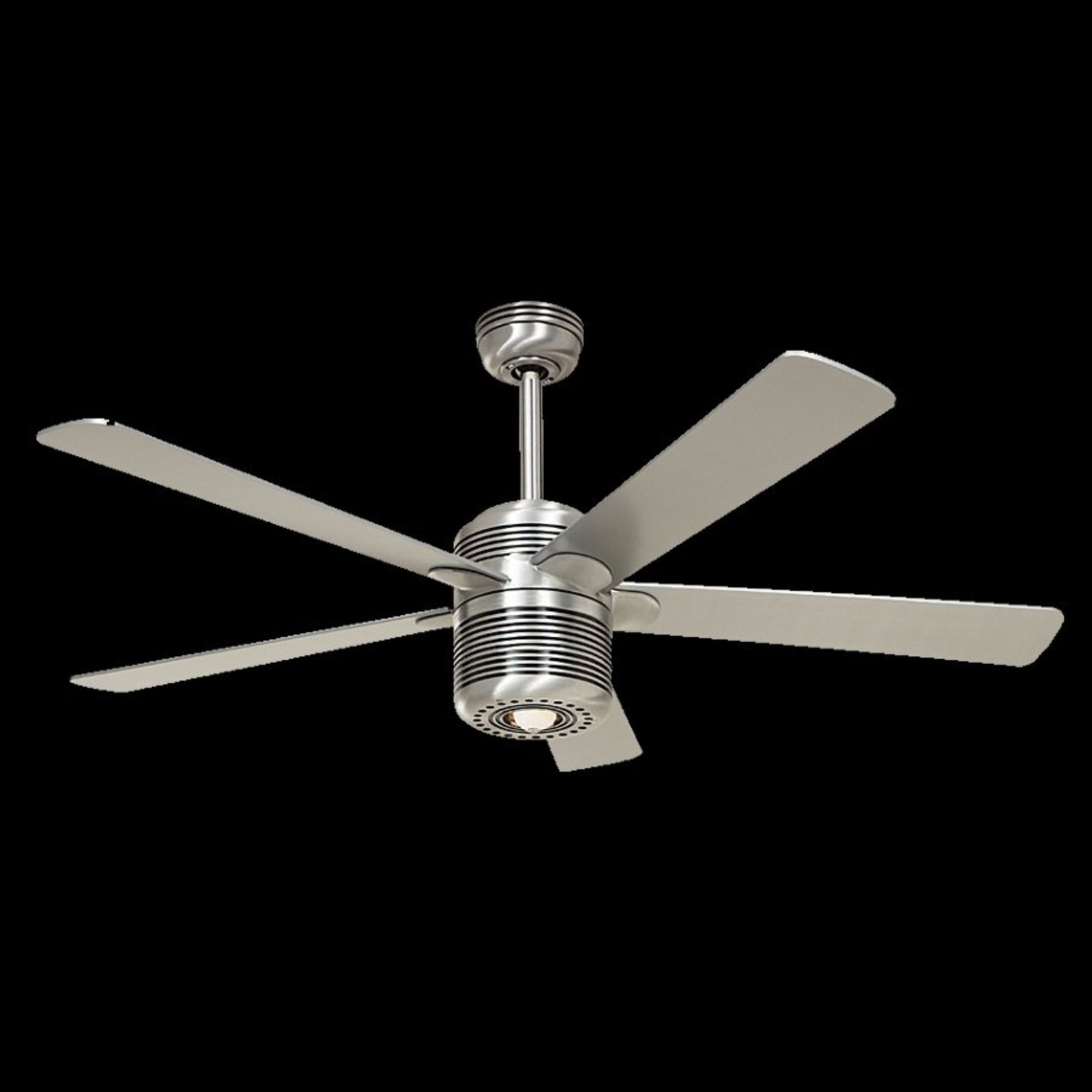 Alu – osvetlený stropný ventilátor