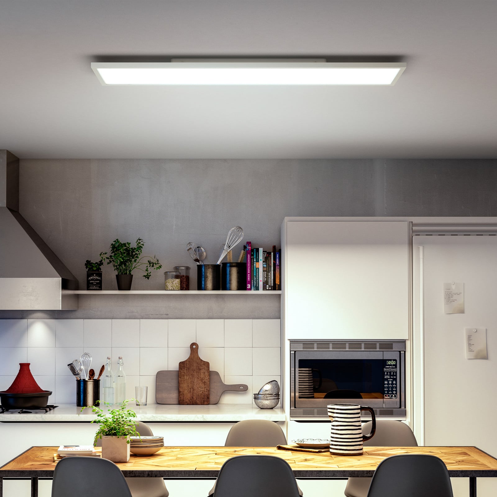 Aurelle taklampa vit Philips Hue - Vardagsrum - Modern - Metall - Vinklad | Produkter - Plafonder | Lampspecialisterna