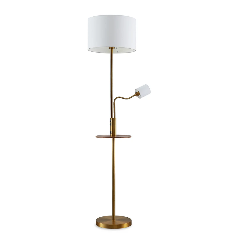 Lindby – Aovan Stehleuchte w/USB Bronze