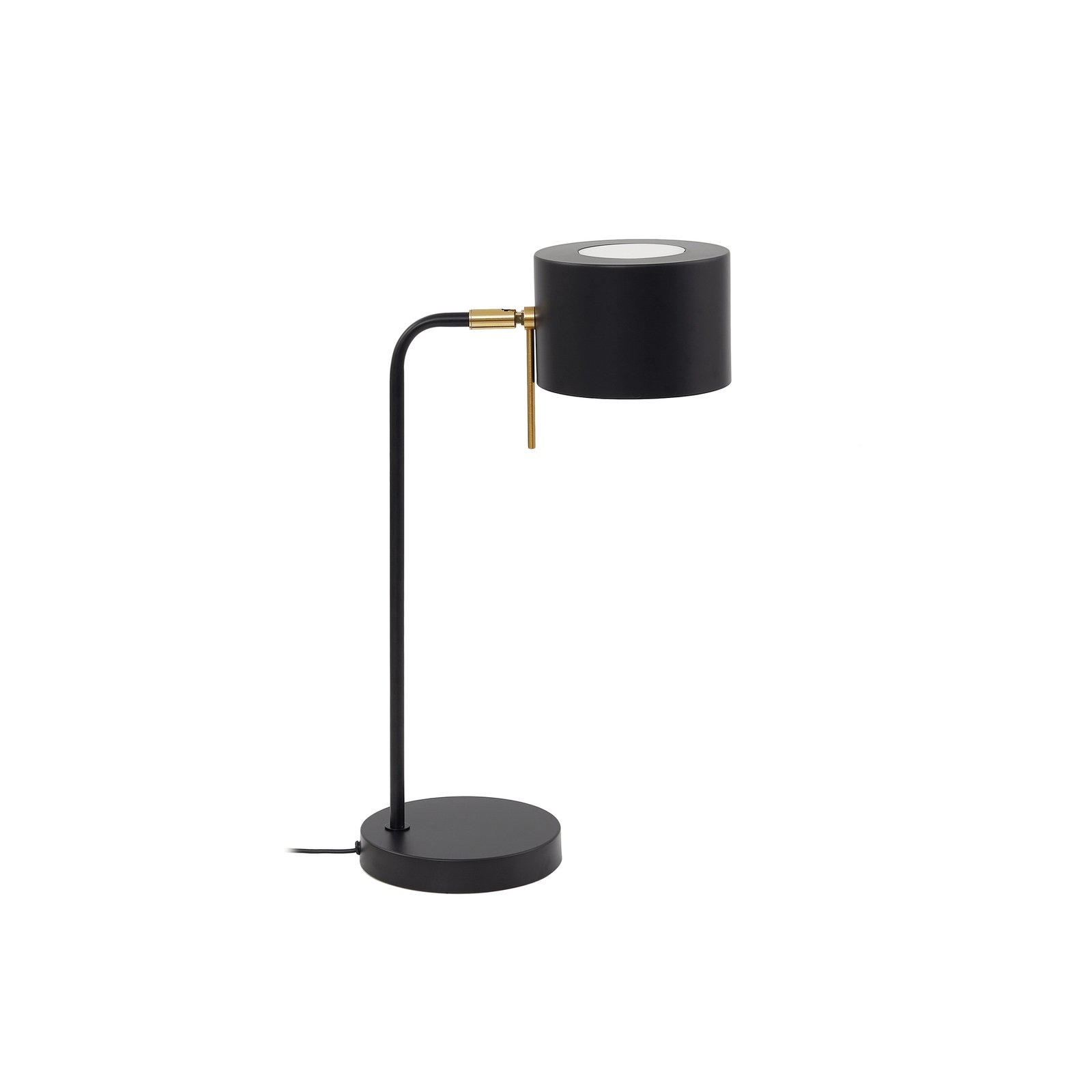 Lindby table lamp Kaida, black, metal