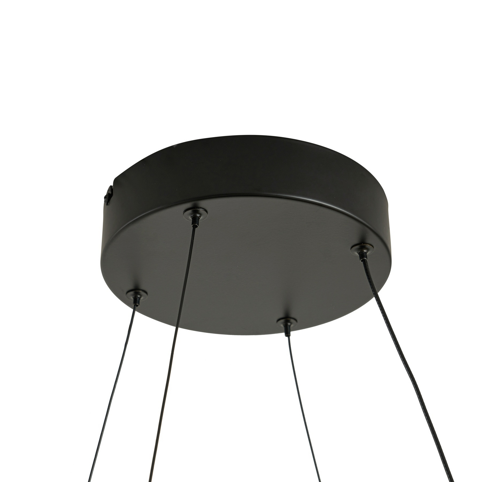 Lucande LED-hänglampa Gavril, 100 cm, svart, dimbar