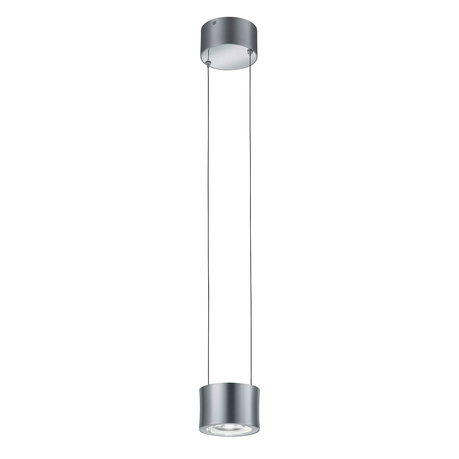 BANKAMP Impulse suspension LED à 1 lampe nickel
