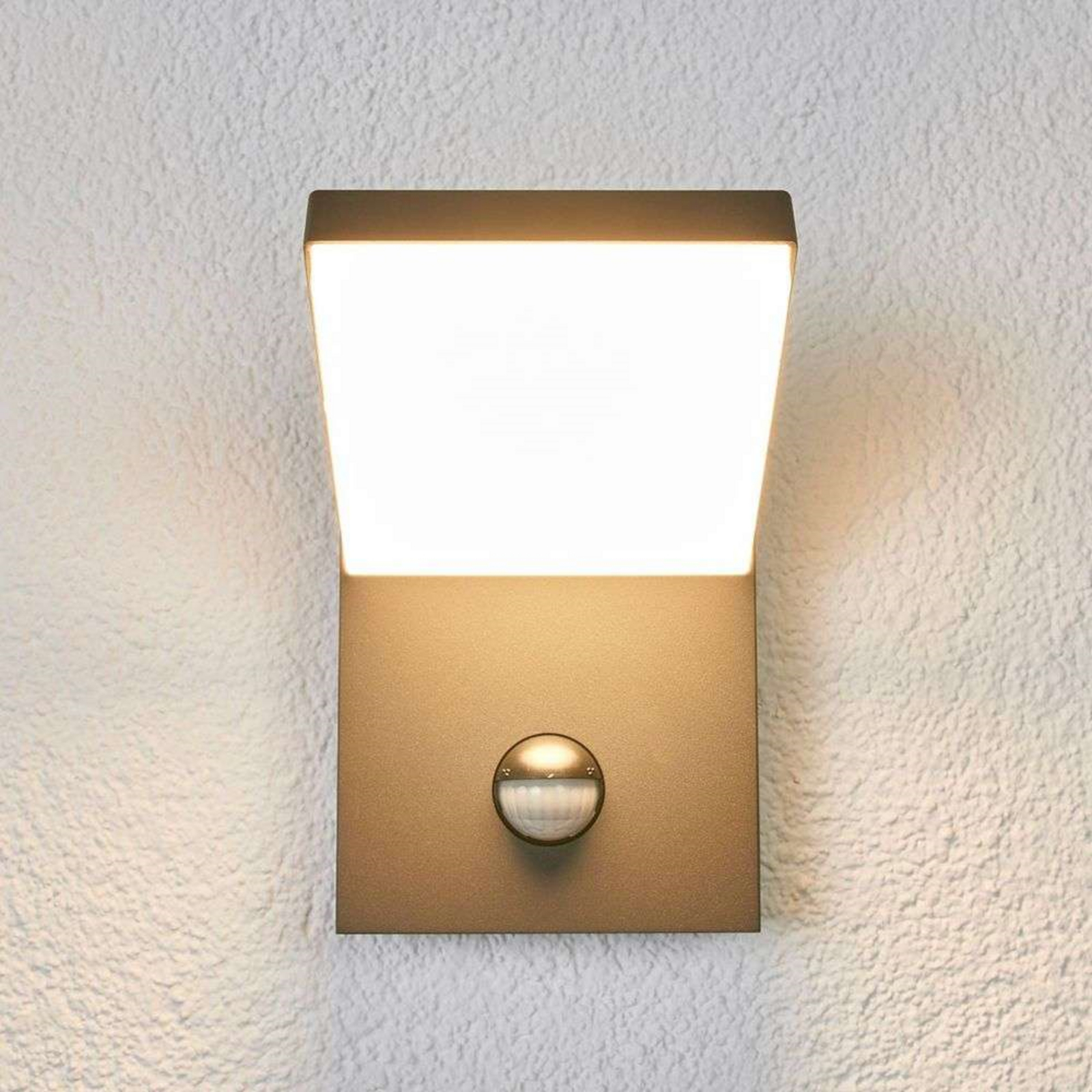 Yolena LED Aplique Exterior de Pared w/sensor Gris - Arcchio