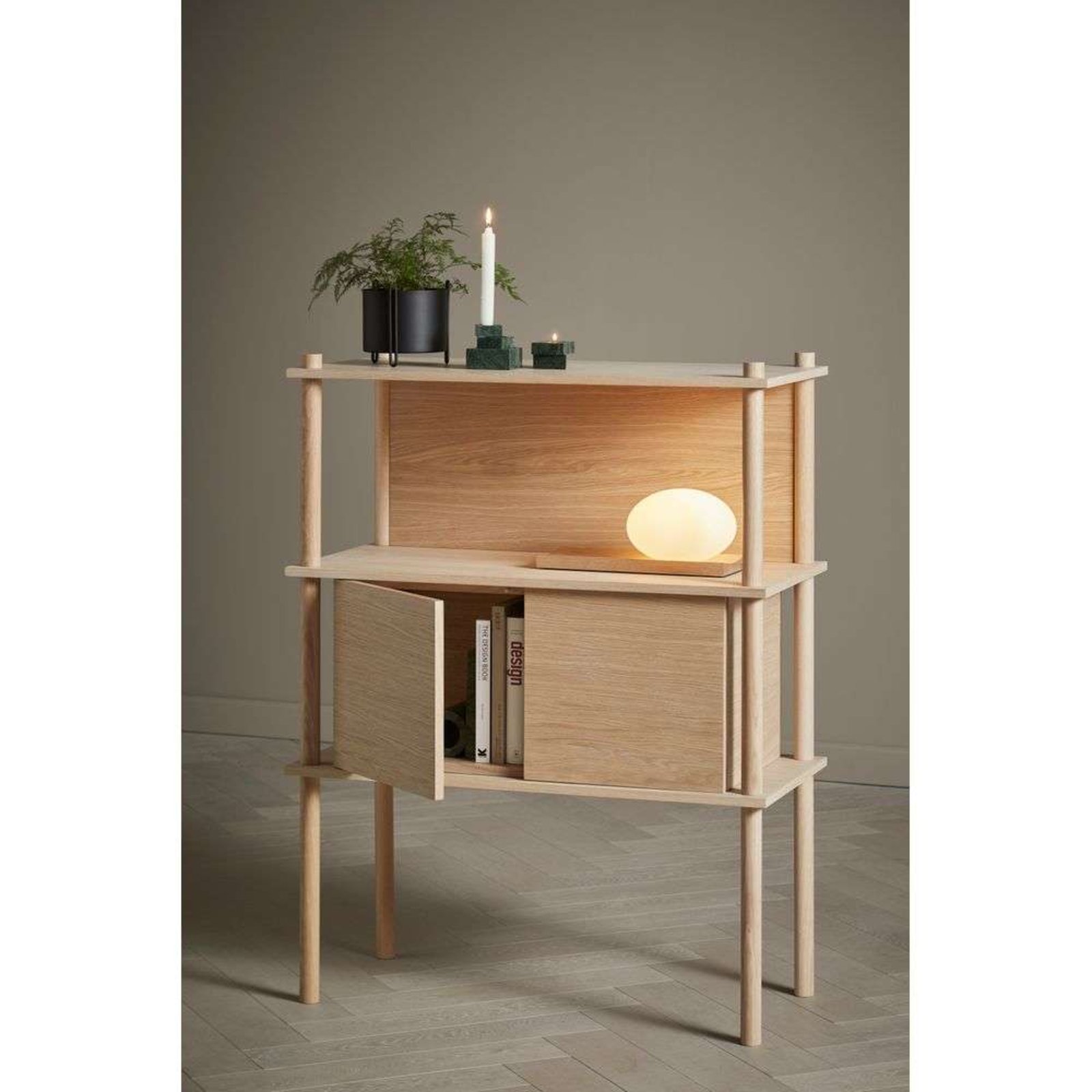 Dew Portable Lampada da Tavolo/Applique da Parete Oak - Woud