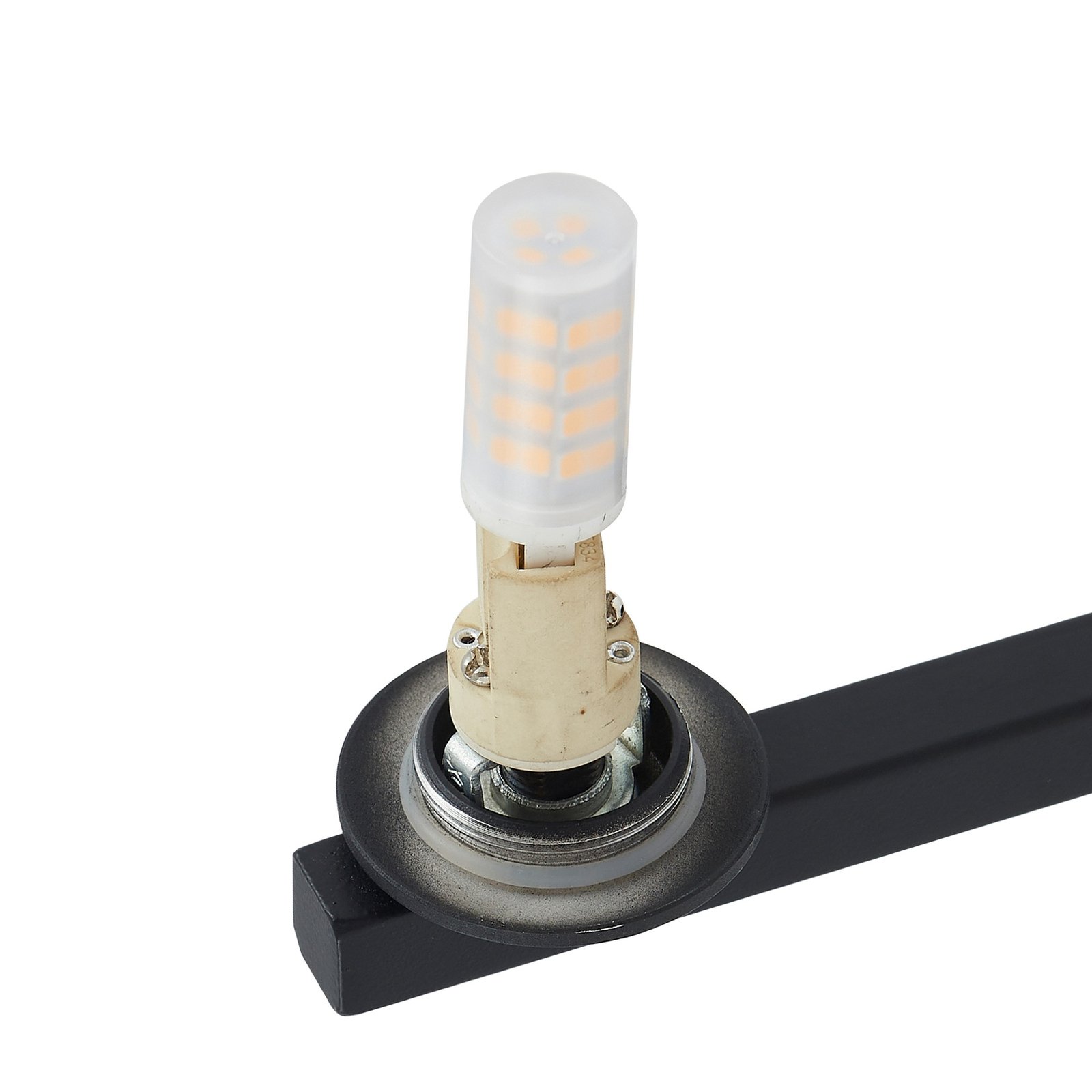 Bidolo Candeeiro de Parede IP44 Preto - Lucande
