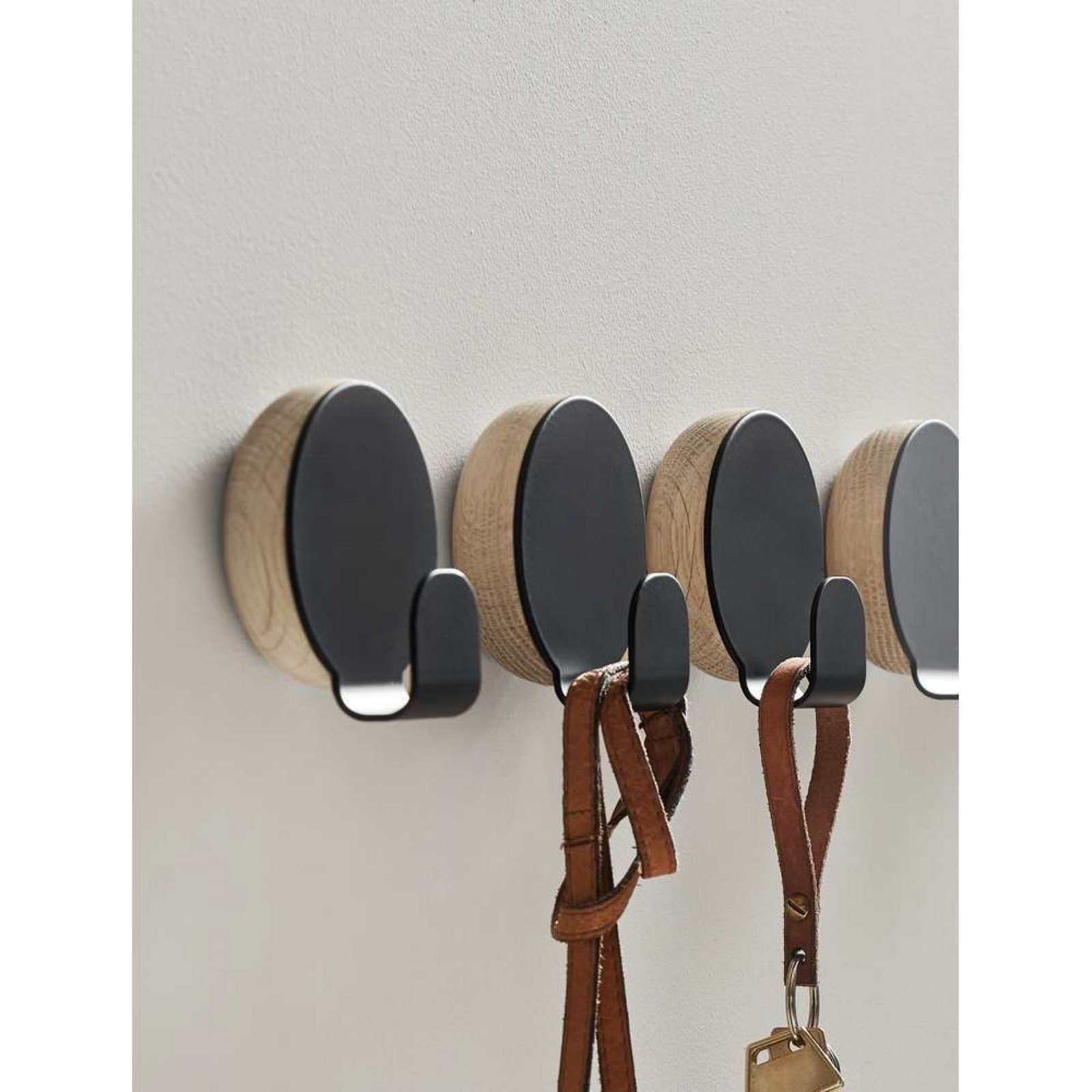 Haak Coat Hook Black - Woud
