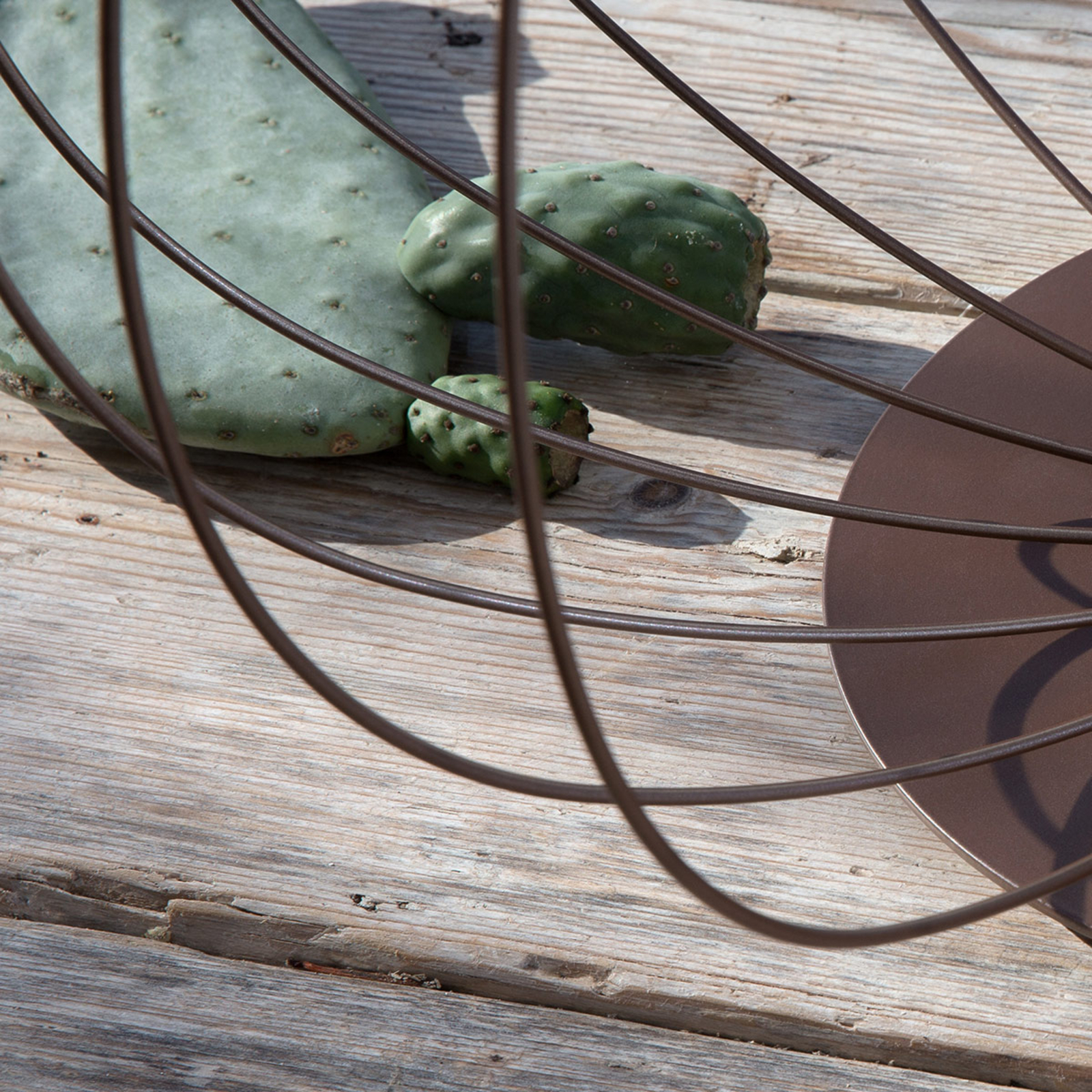 Karman Cell Da Terra A Gabbia 57cm Bronzo Lampade it