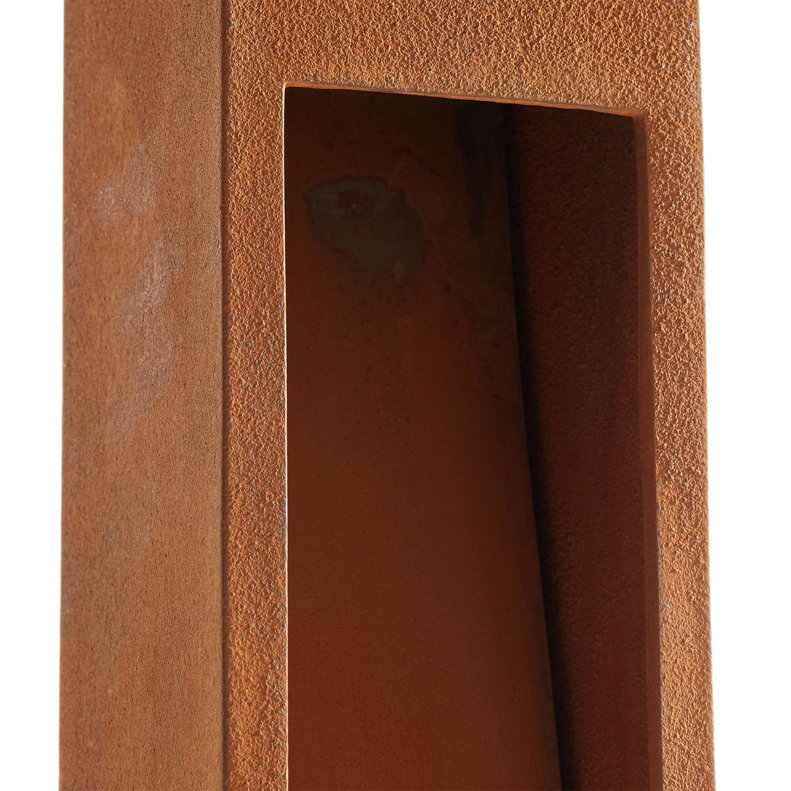 SLV Rusty Slot 80 rust brown pillar light