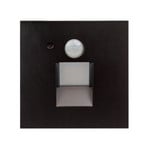 Neru Square LED Built-in Wall Lamp w/Sensor Black - Arcchio