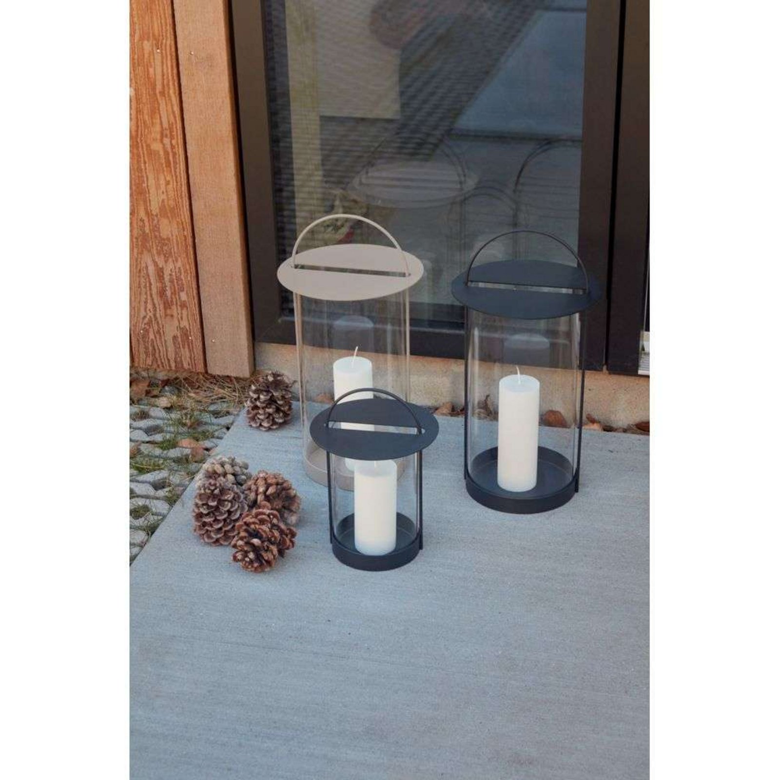 Maki Lantern Large Black - OYOY Living Design